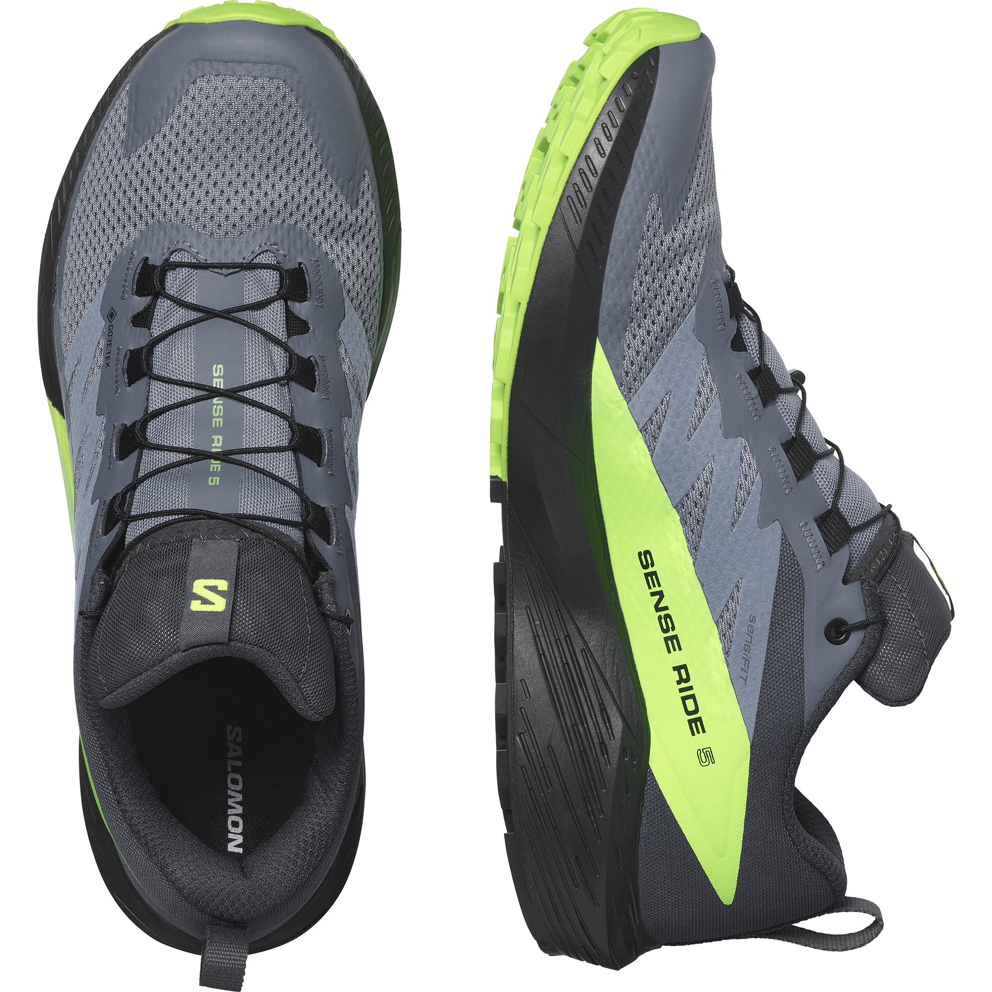 Salomon Trailrunningschuh »SENSE RIDE 5 GORE-TEX«, wasserdichte Trailrunningschuhe