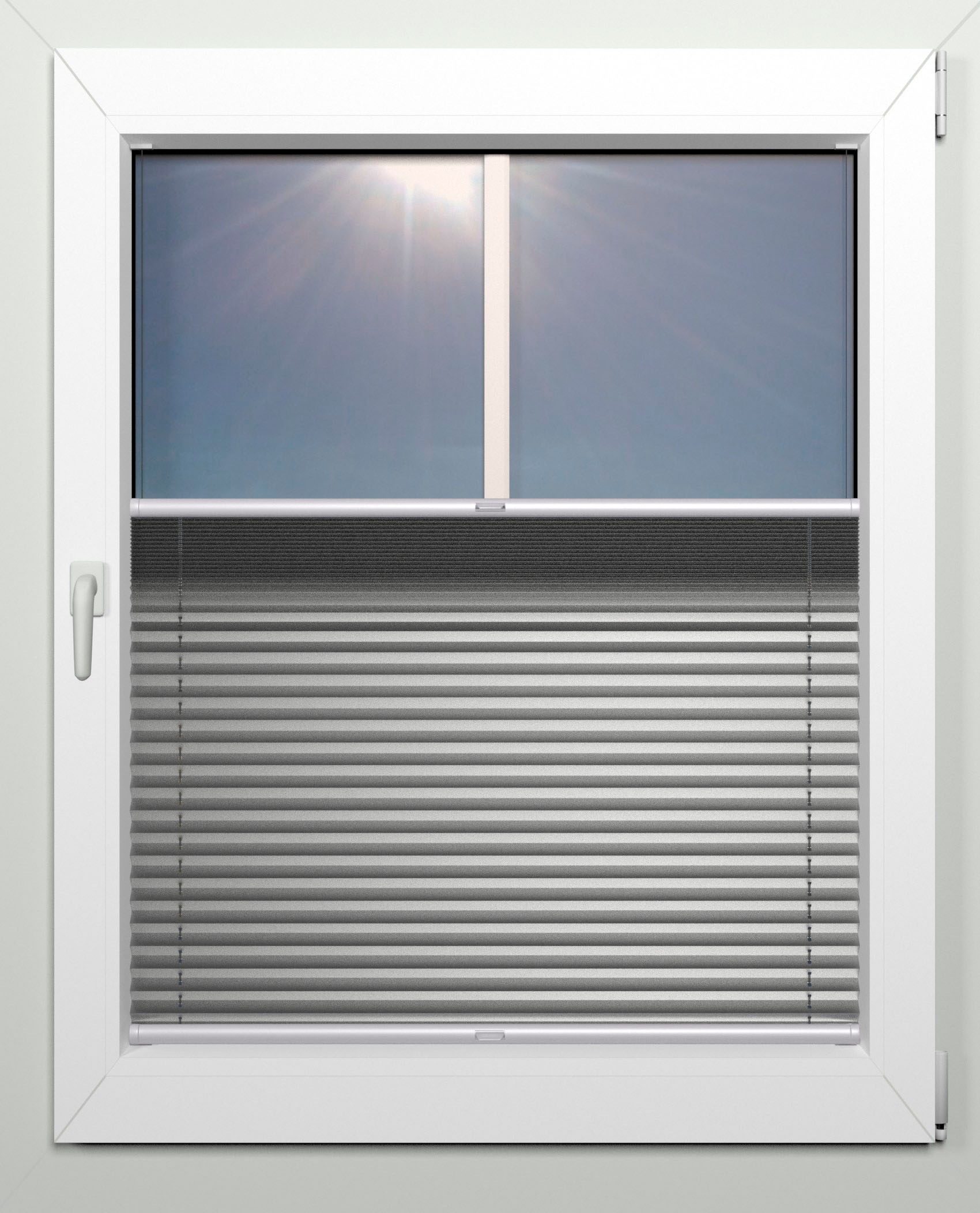 indeko Plissee »Thermo-Deluxe« verdunkelnd energiesparend mit Bohren verspannt zur Montage in der Glasleiste, nach Maß
