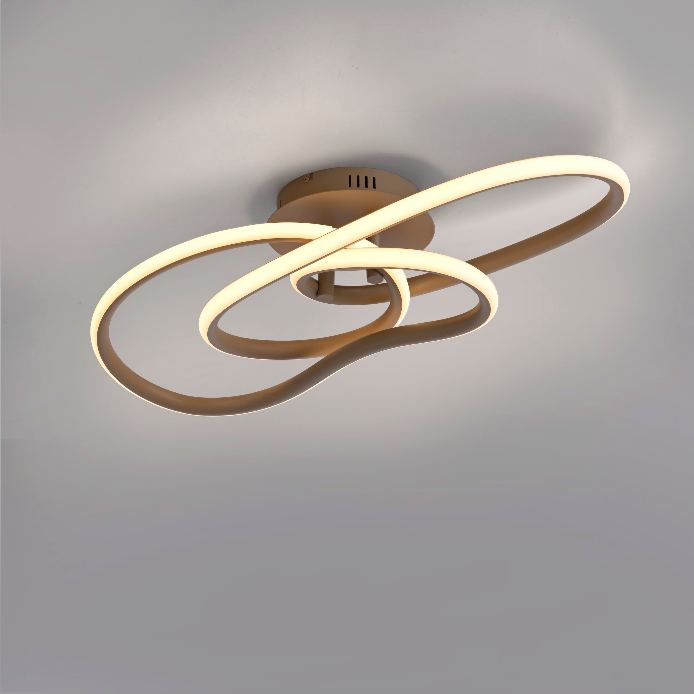 Paul Neuhaus LED Deckenleuchte »TWIST« LED-Board 1 Stk. Warmweiß Stufenlos dimmbar über Lichtschalter, Memoryfunktion