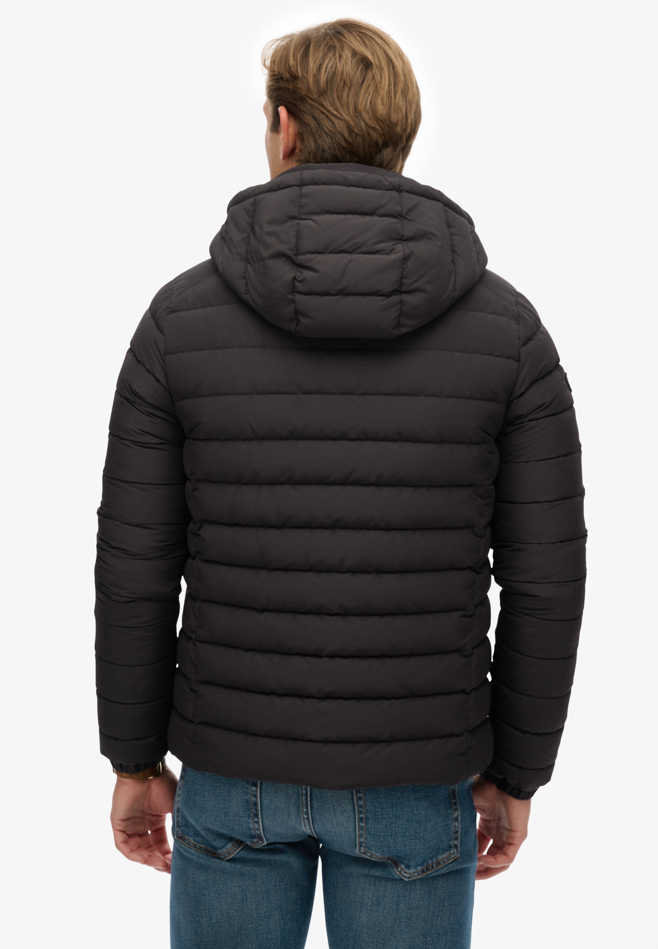 Superdry Steppjacke »HOODED FUJI PADDED JACKET« mit Kapuze Slim Fit, aus Polyester, mit Reißverschluss, pflegeleicht