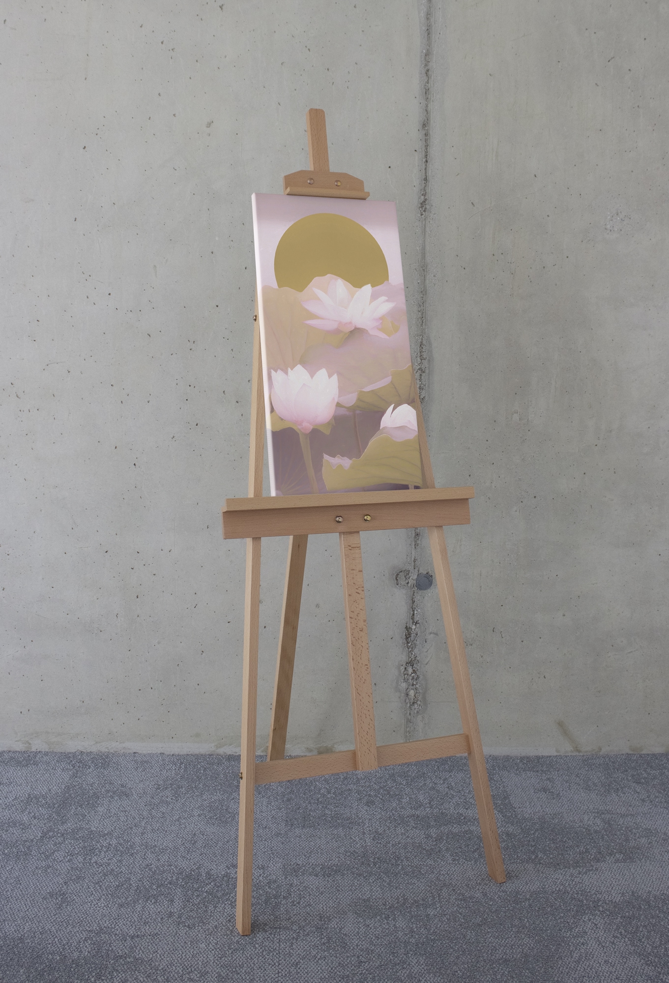 Komar Leinwandbild »Ombré Rosé - Größe 30 x 60 cm«, Natur, (1 St.), Keilrahmenbild mi Echtholzrahmen