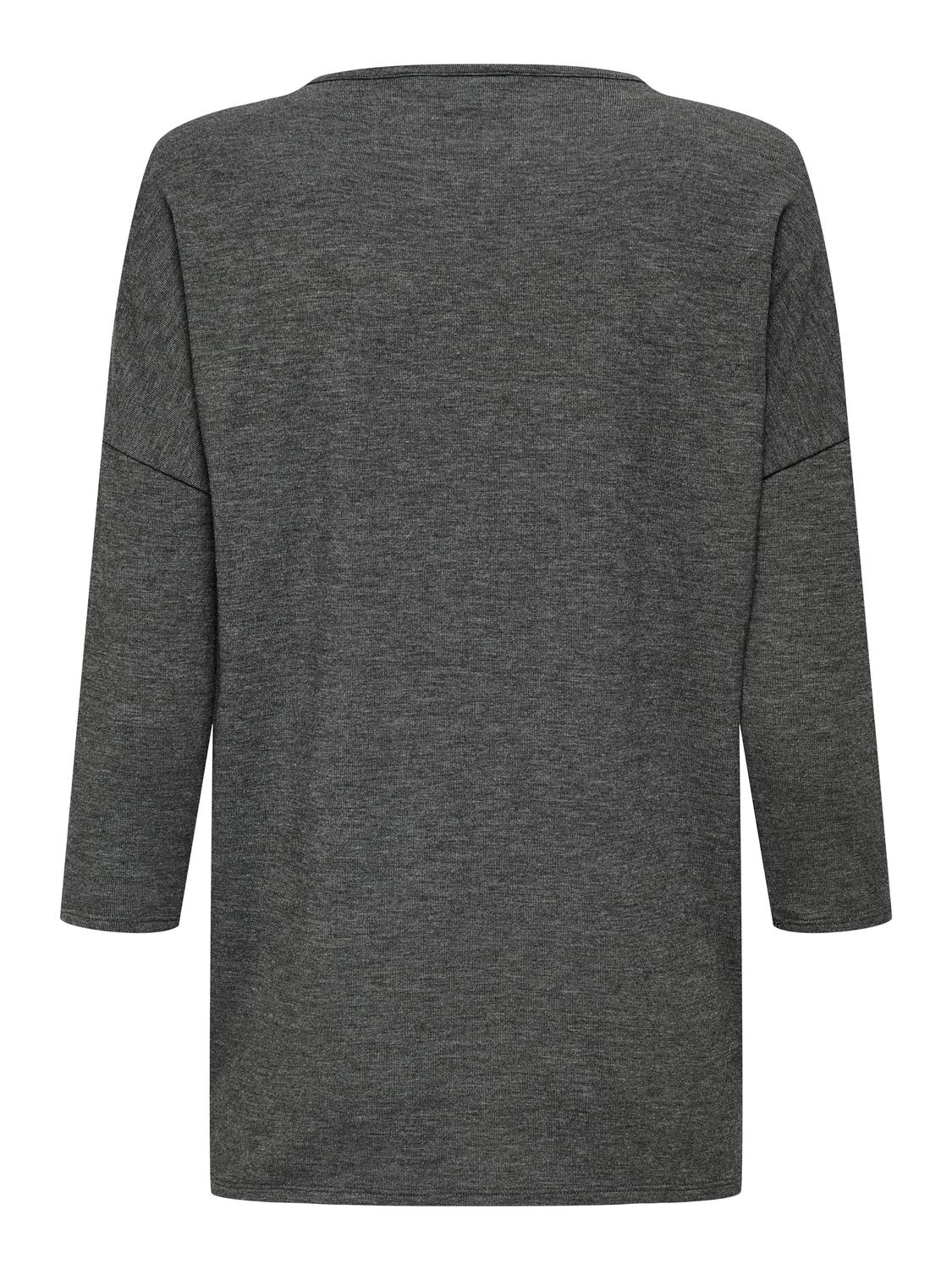 ONLY 3/4-Arm-Shirt »ONLGLAMOUR 3/4 TOP JRS NOOS«, in lässiger Oversize-Form
