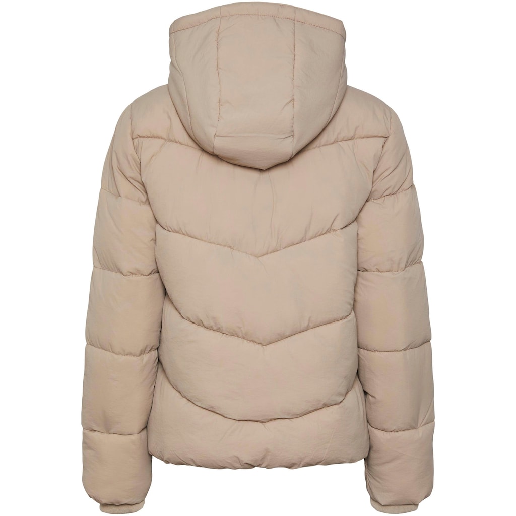 pieces Steppjacke »PCJAMILLA SHORT PUFFER JACKET NOOS BC«, mit Kapuze