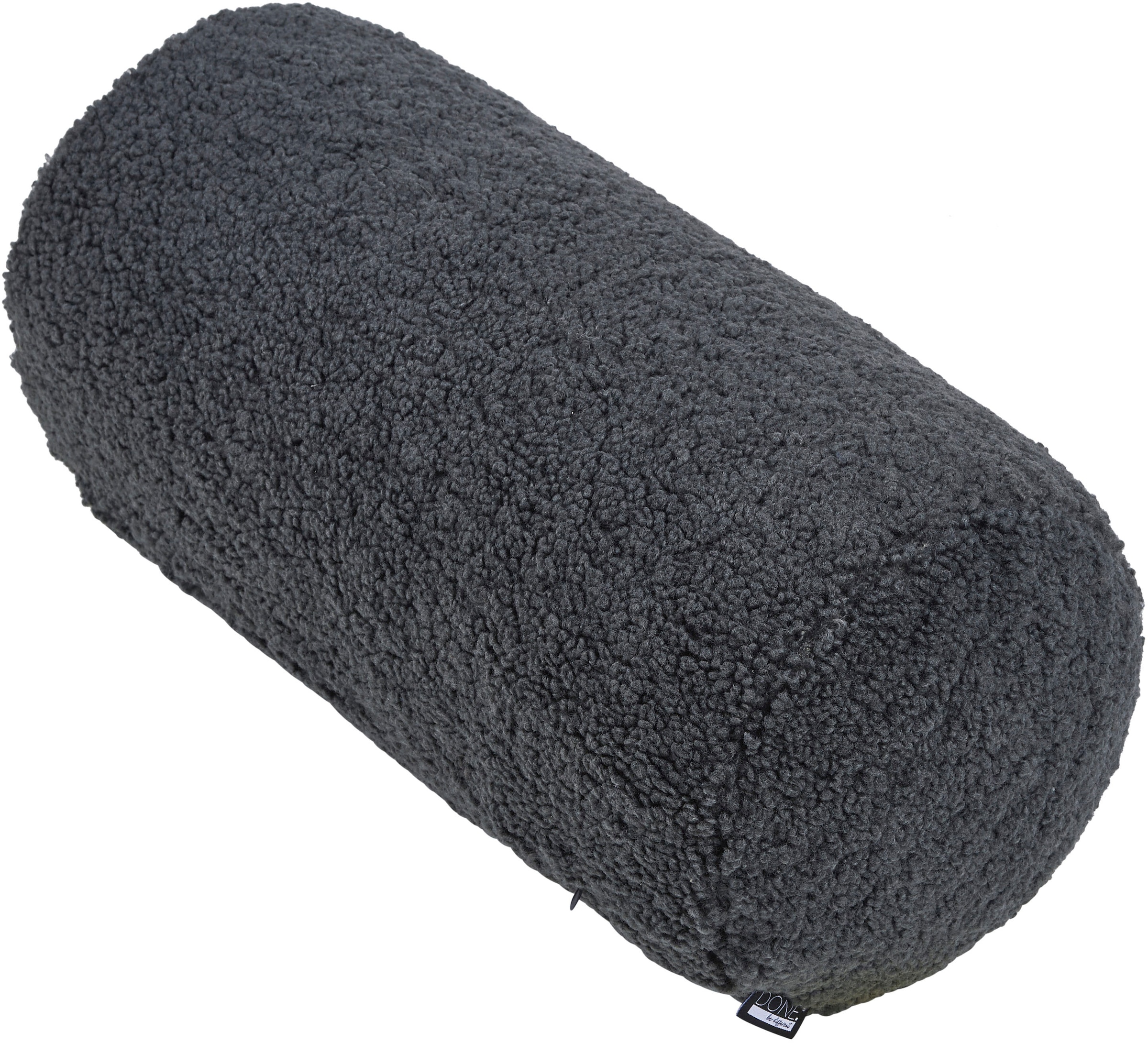 done. , Nackenrolle »Cloud« Skandinavisch glamourös, Anthracite, Polyester,