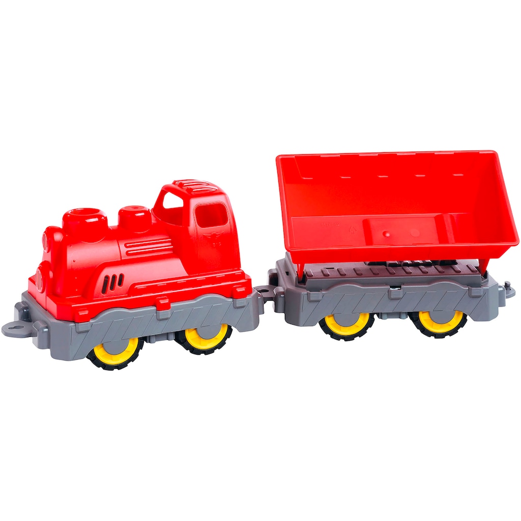 BIG Spielzeug-Lokomotive »BIG Power Worker Mini Zug mit Wagon«