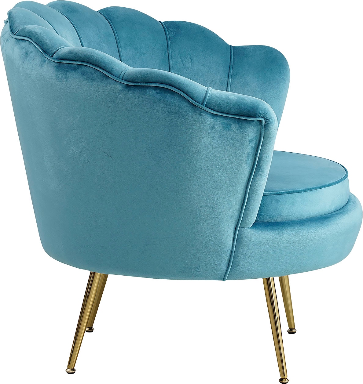 SalesFever Loungesessel »Clam - Design Cocktailsessel« Prachtvoll extravagantes Design im Muschel-Look