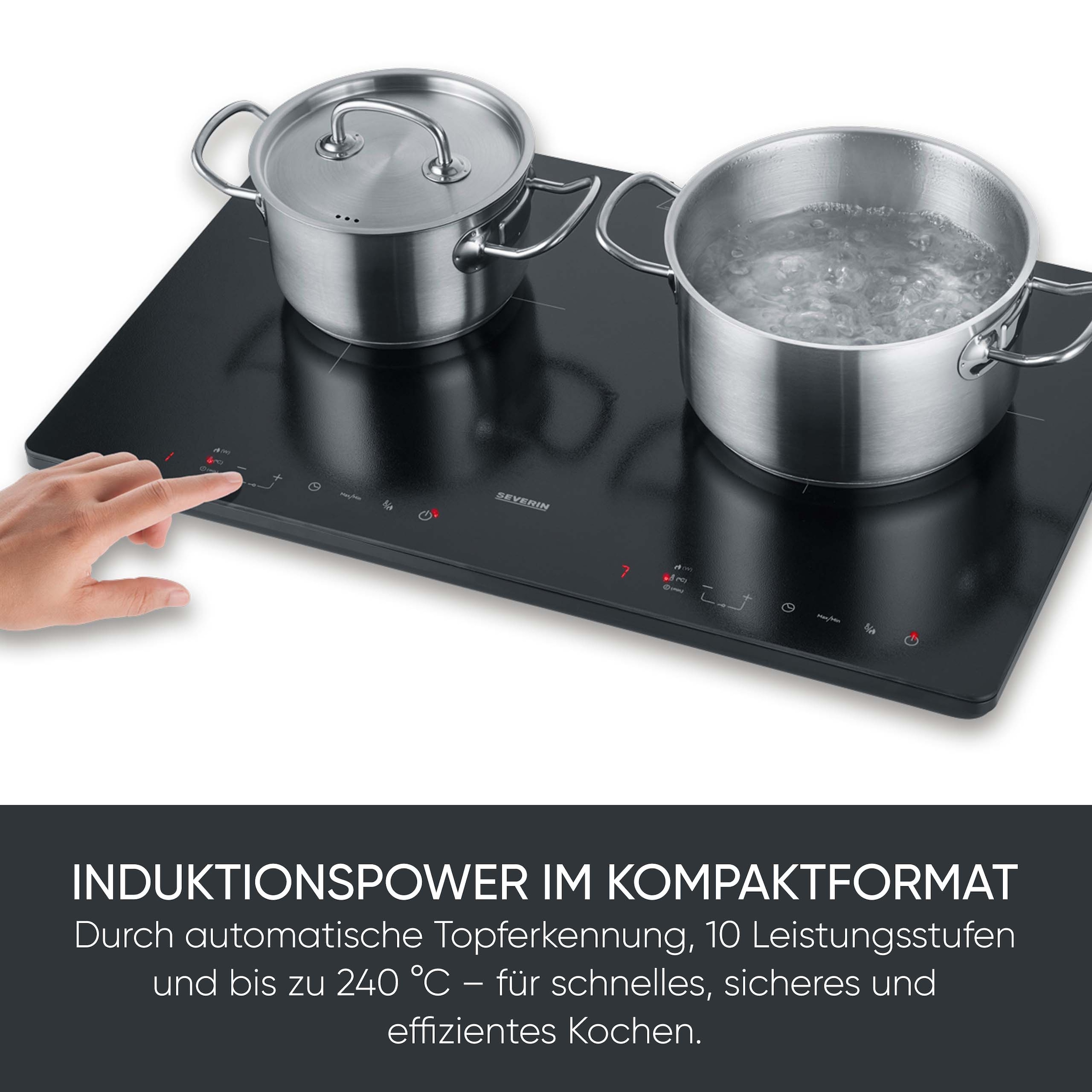 Severin Doppel-Induktionskochplatte »DK 1033«