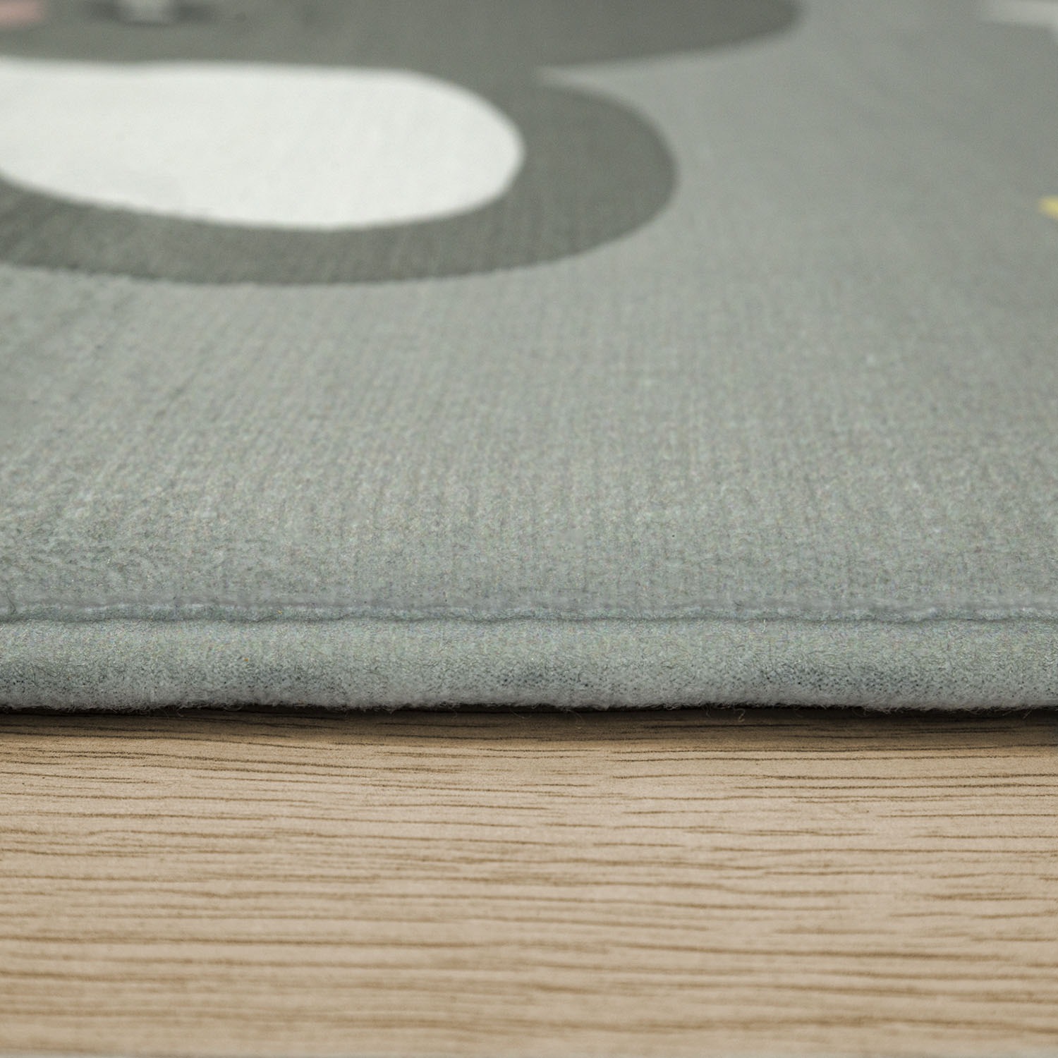 Paco Home Kinderteppich »Chicos 551«, rund, 2 mm Höhe, Flachgewebe, niedliches Kinder Design, Motiv Tiere, Kinderzimmer