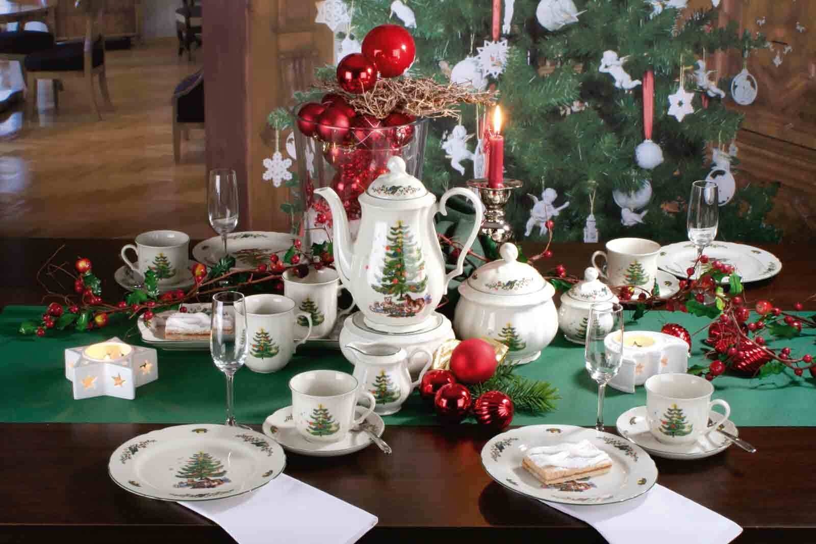 Seltmann Weiden Schale »Schüssel Marieluise Weihnachten ø 23,1 cm weiß-grün« 1 tlg. Spülmaschinengeeignet, Mikrowellengeeignet, Ofenfest, Salamandergeeignet, Kühlschrankgeeignet, Gefrierschrankgeeignet