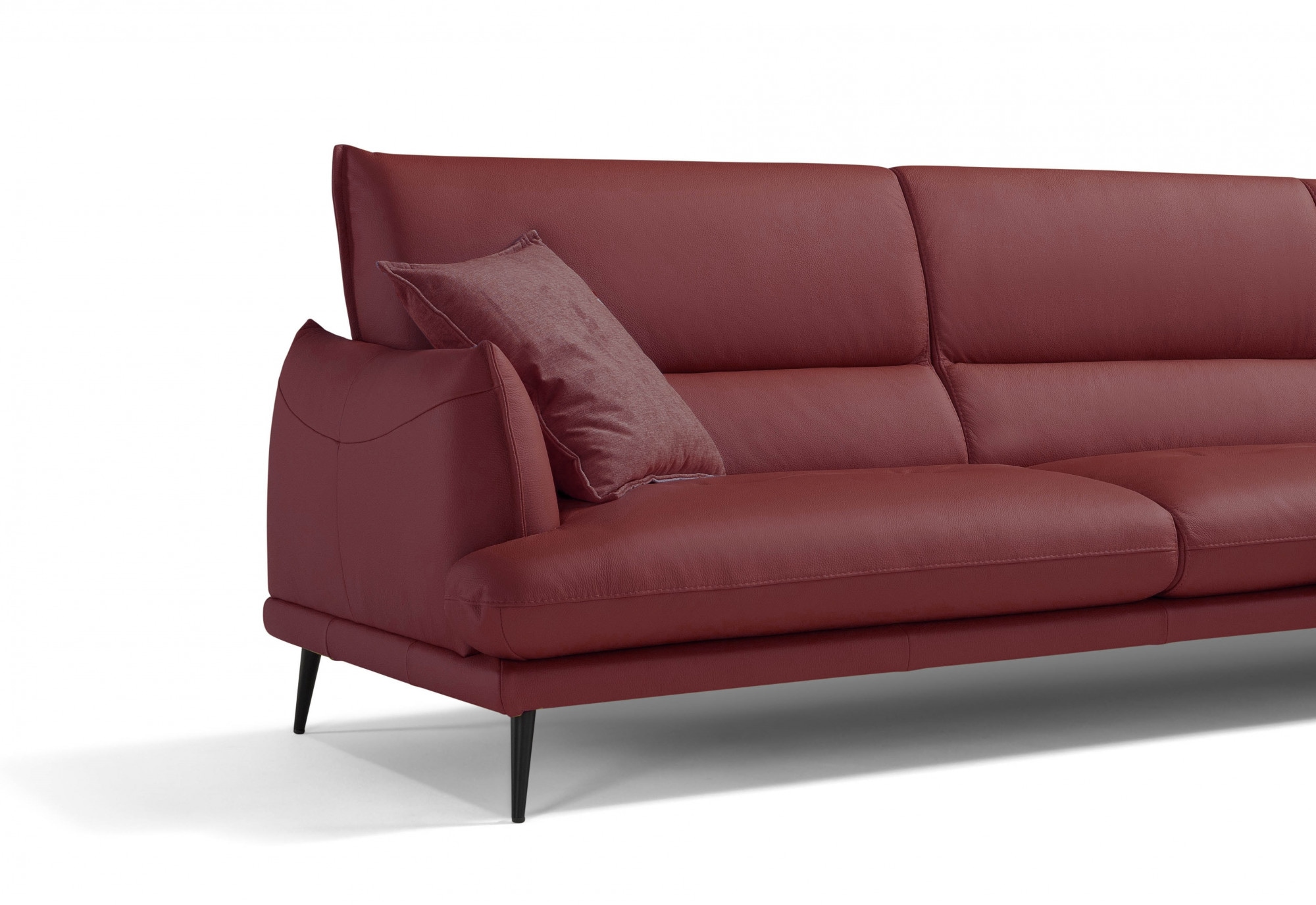 Egoitaliano Ecksofa »FUNNY, hochwertiges und aktuelles Design, bequeme Rückenlehne«, hochwertiger Sitzkomfort, L-Form