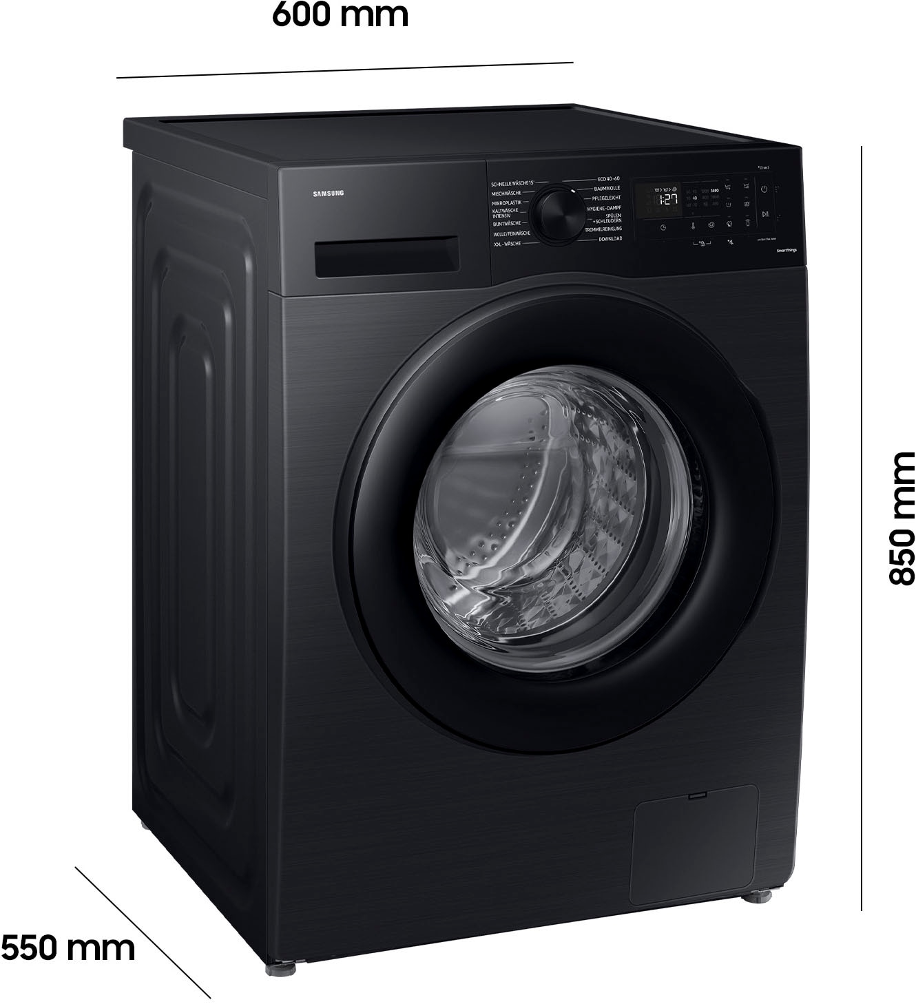 Samsung Waschmaschine WW5000C »WW90CGC04AAB«, 9 kg, 1400 U/min