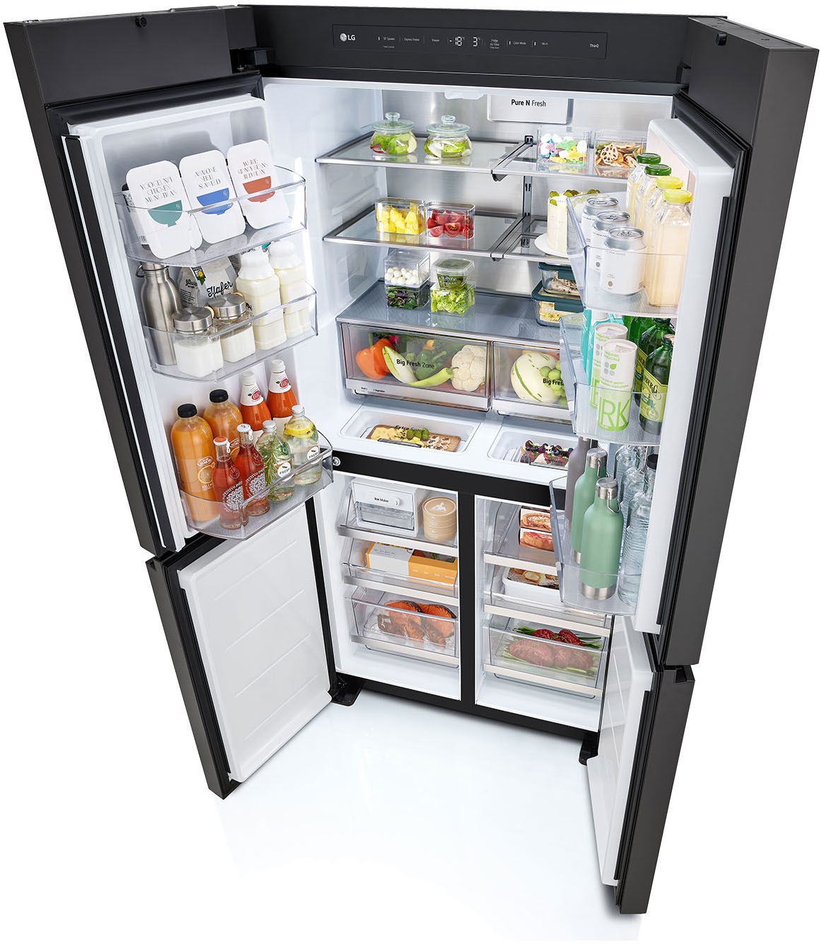 LG Multi Door »GMV960NNME« 186,5 cm hoch 91,4 cm breit innovative Luftzirkulation im gesamten Innenraum