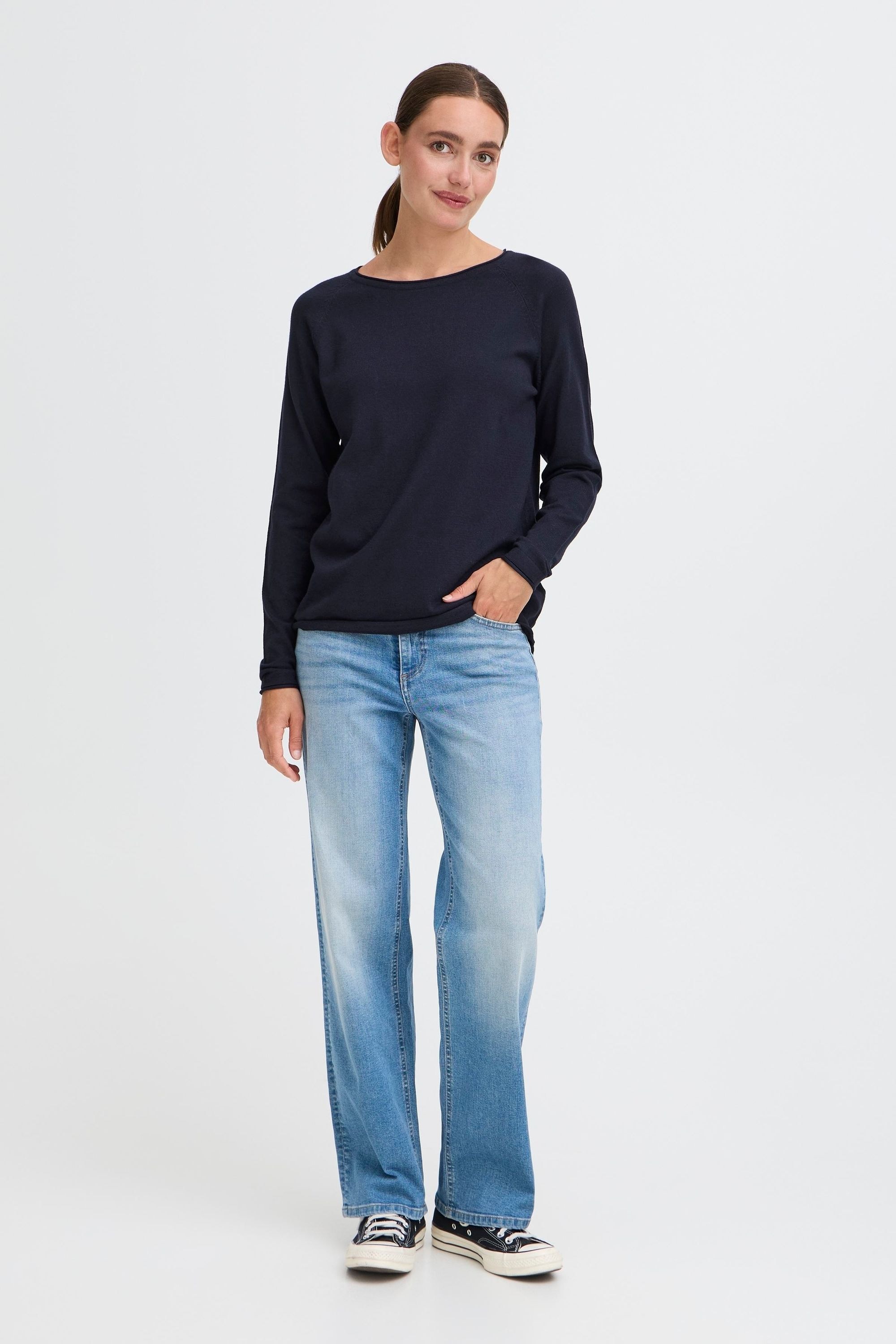 OXMO Strickfleece-Pullover »Strickpullover OXFKEANA«