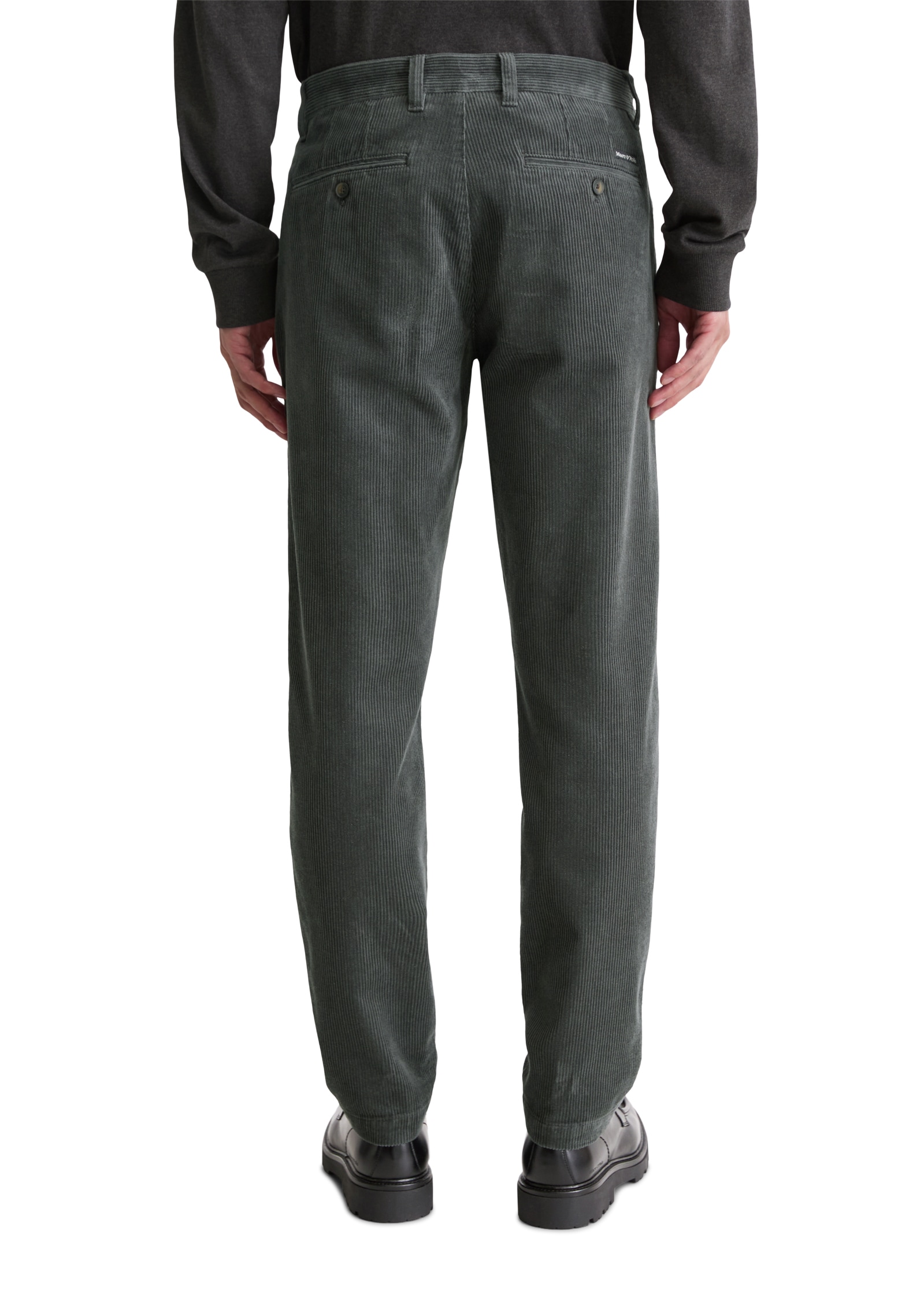 Marc O'Polo Cordhose »Osby Pleats«  tapered fit, aus reiner Bio-Baumwolle