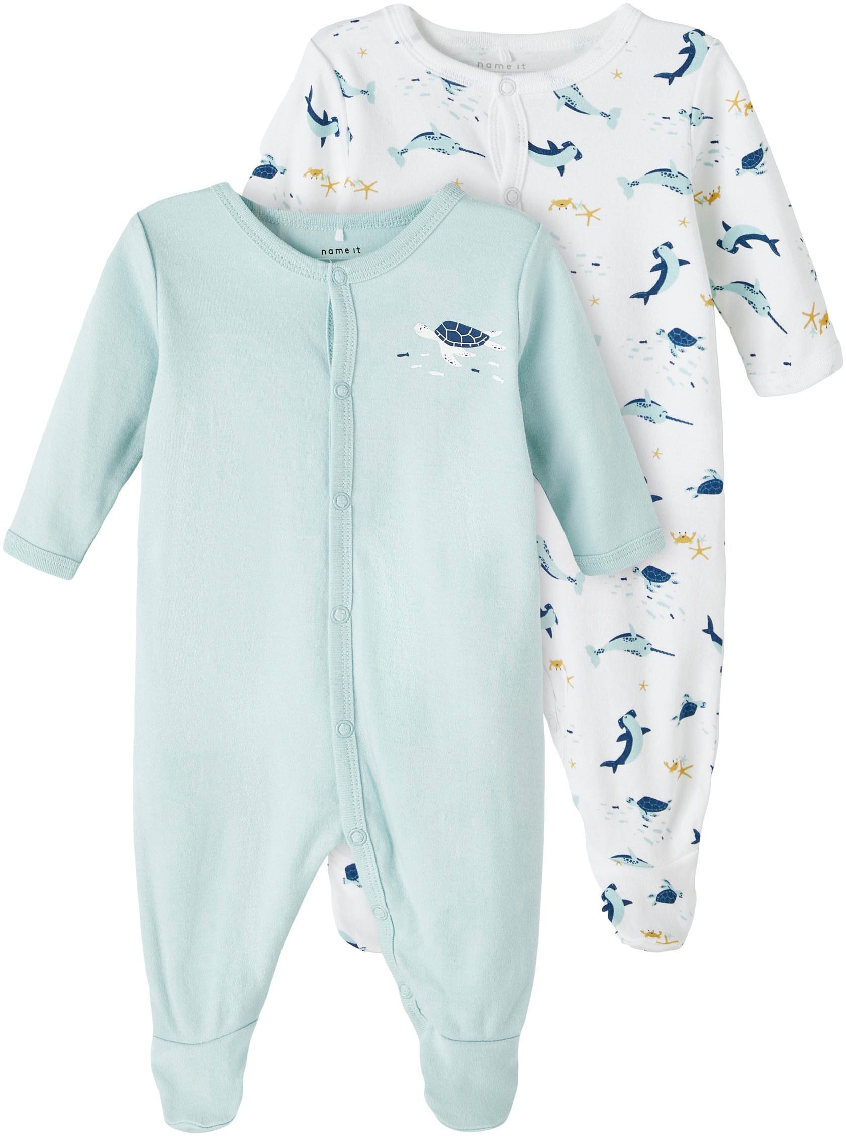 Name It Schlafoverall »NBMNIGHTSUIT 2P W/F UNDERSEA NOOS«, (Packung, 2  tlg.) online kaufen | UNIVERSAL