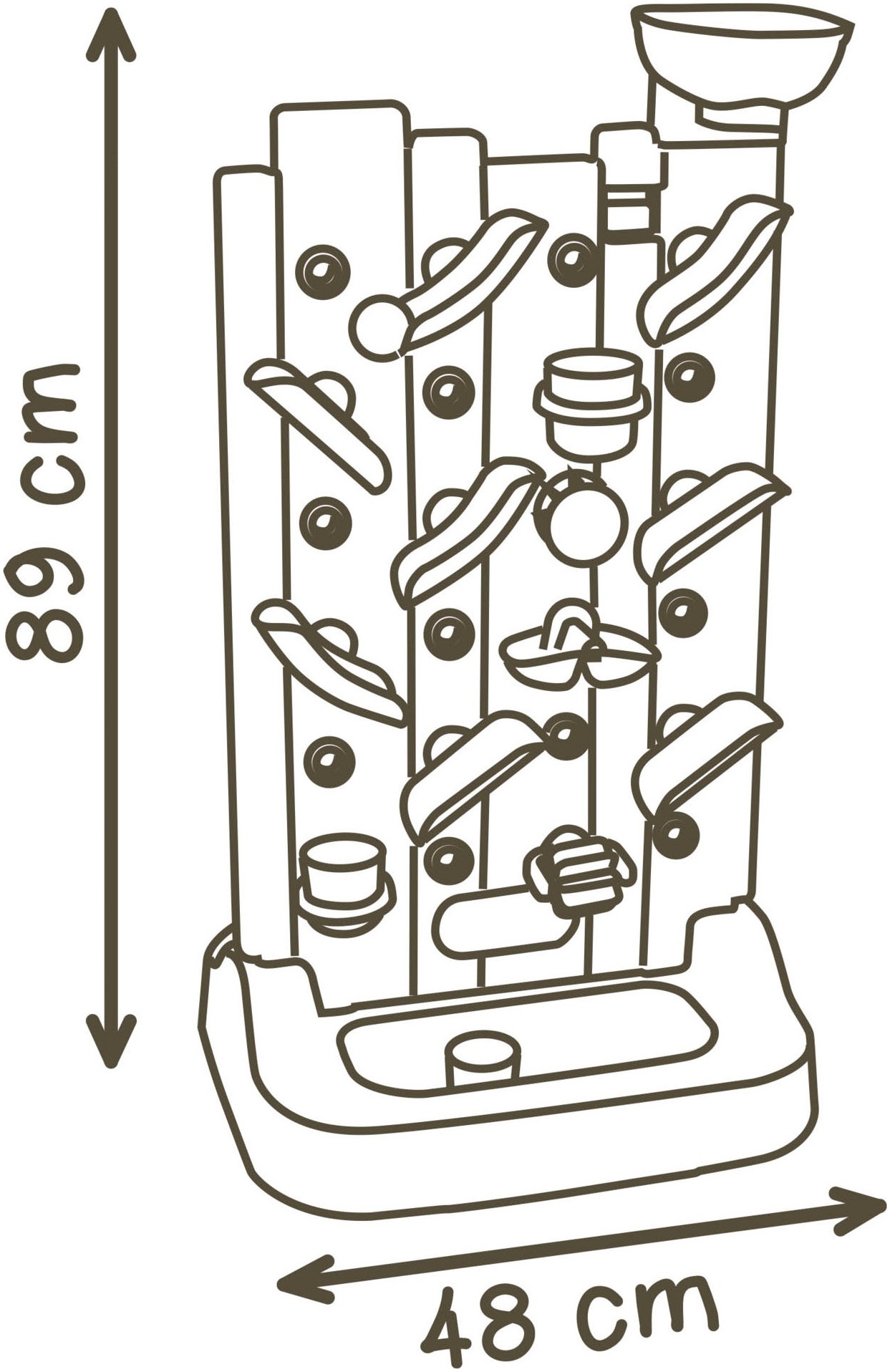 Smoby Spielcenter »Activity Wall 6-in-1«, Made in Europe