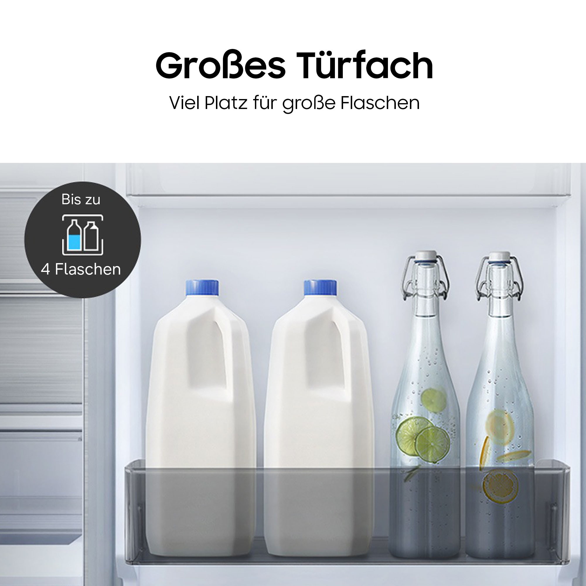 Samsung Kühl-/Gefrierkombination 7300A Serie »RB38C607AS9« 203 cm hoch 59,5 cm breit