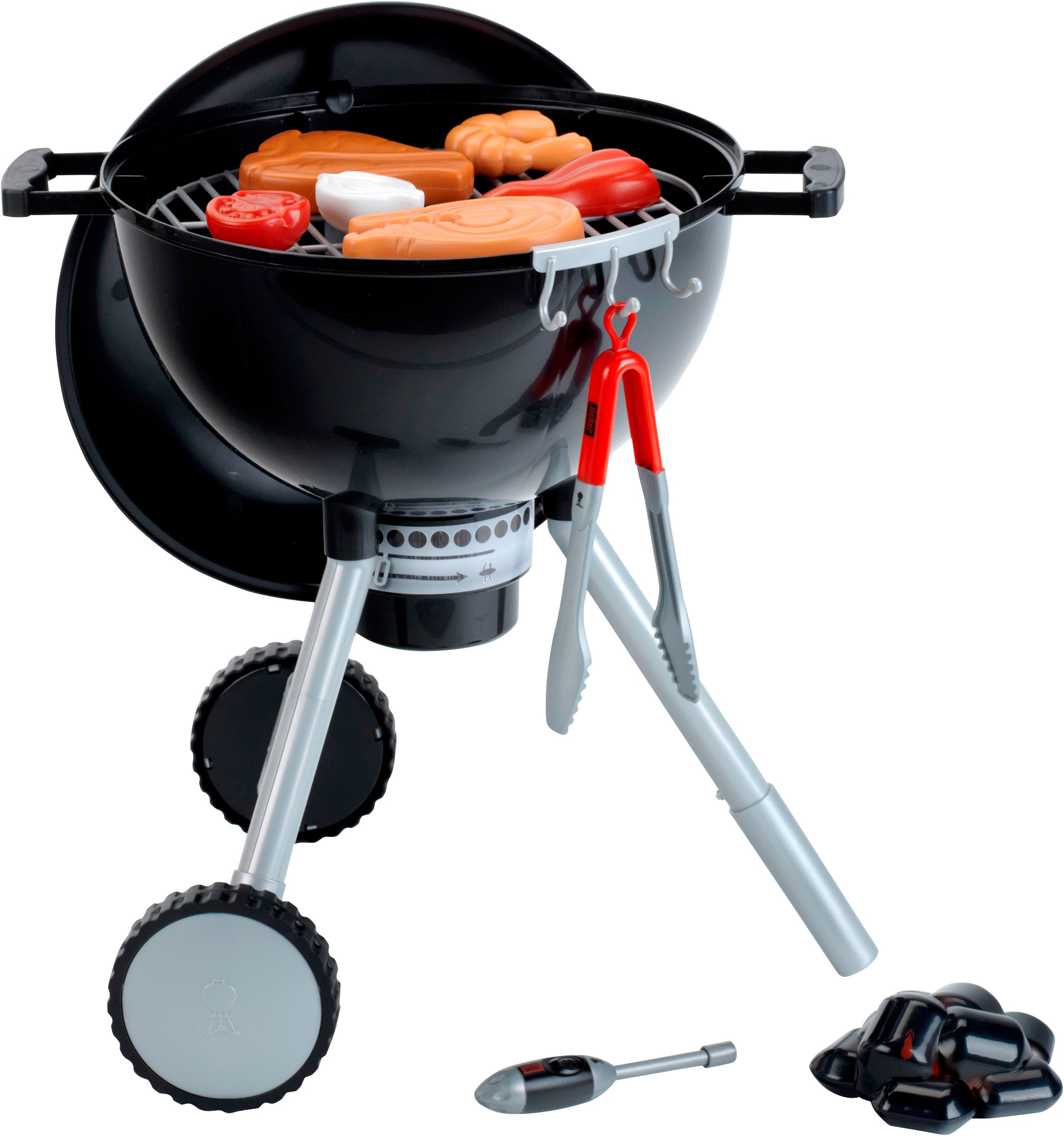 Klein Kinder-Küchenset »Weber Spiel-Kugelgrill One Touch Premium«, mit Licht und Sound, Made in Germany