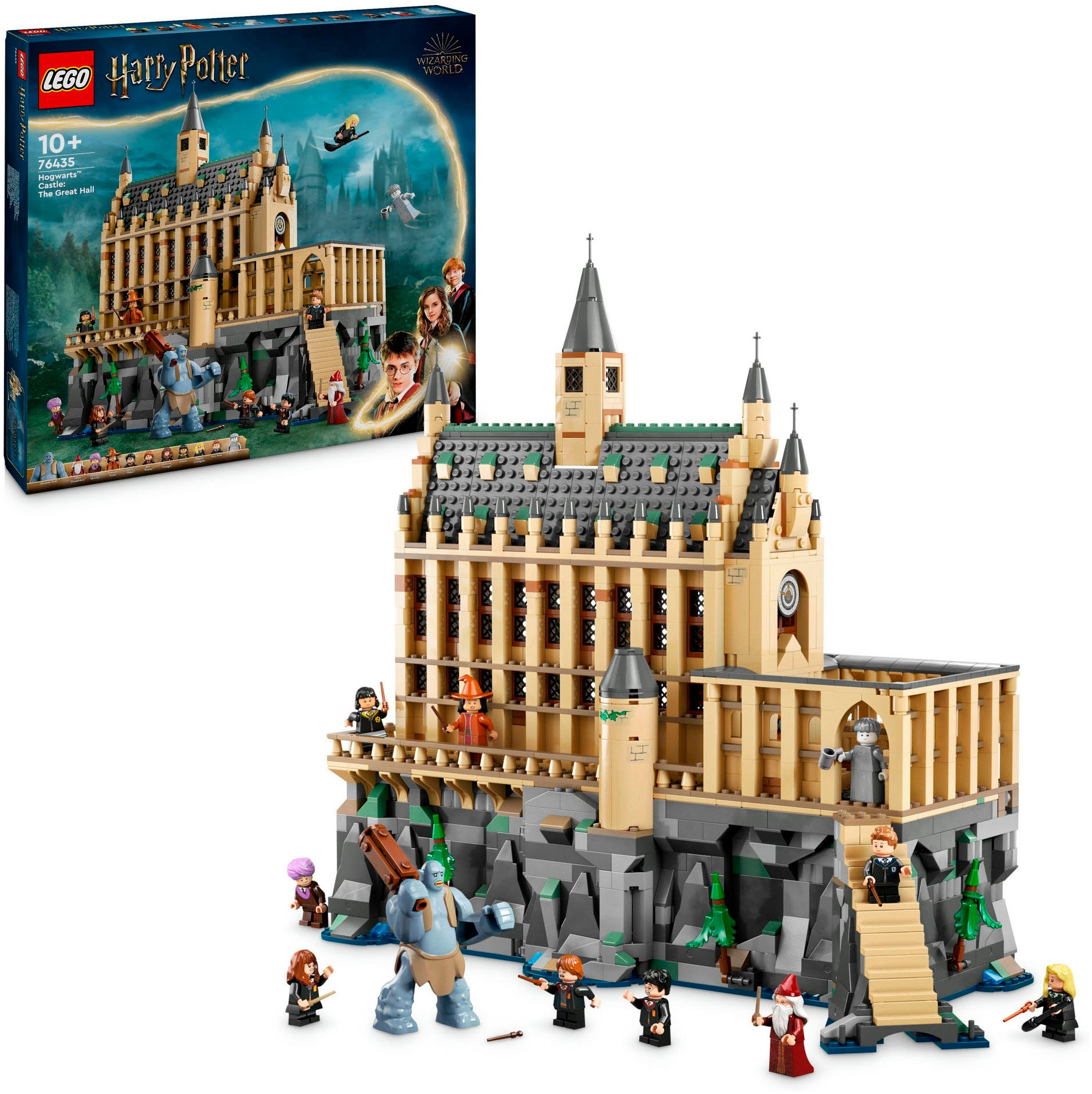 Konstruktionsspielsteine »Schloss Hogwarts™: Die Große Halle (76435), LEGO Harry...