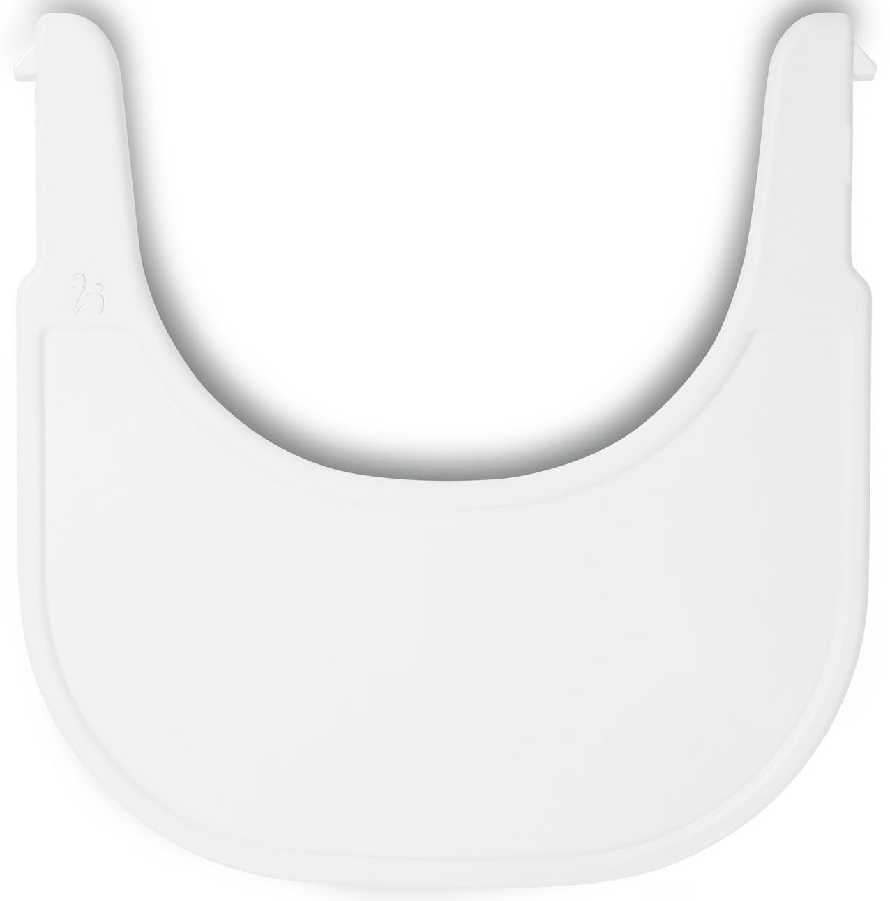 Hauck Hochstuhltablett »Arketa Click Tray, White«, aus recyceltem Material