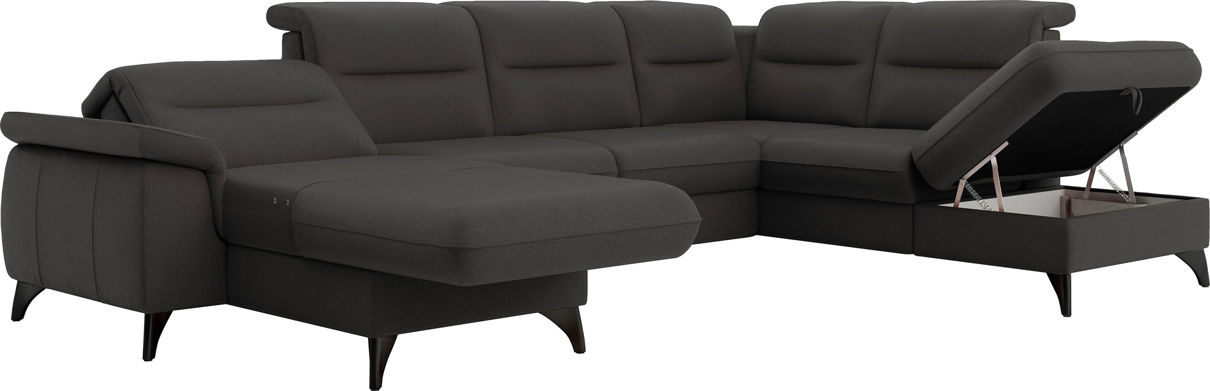 sit&more Wohnlandschaft »Astoria U-Form«, wahlweise mit motorischer Relaxfunktion