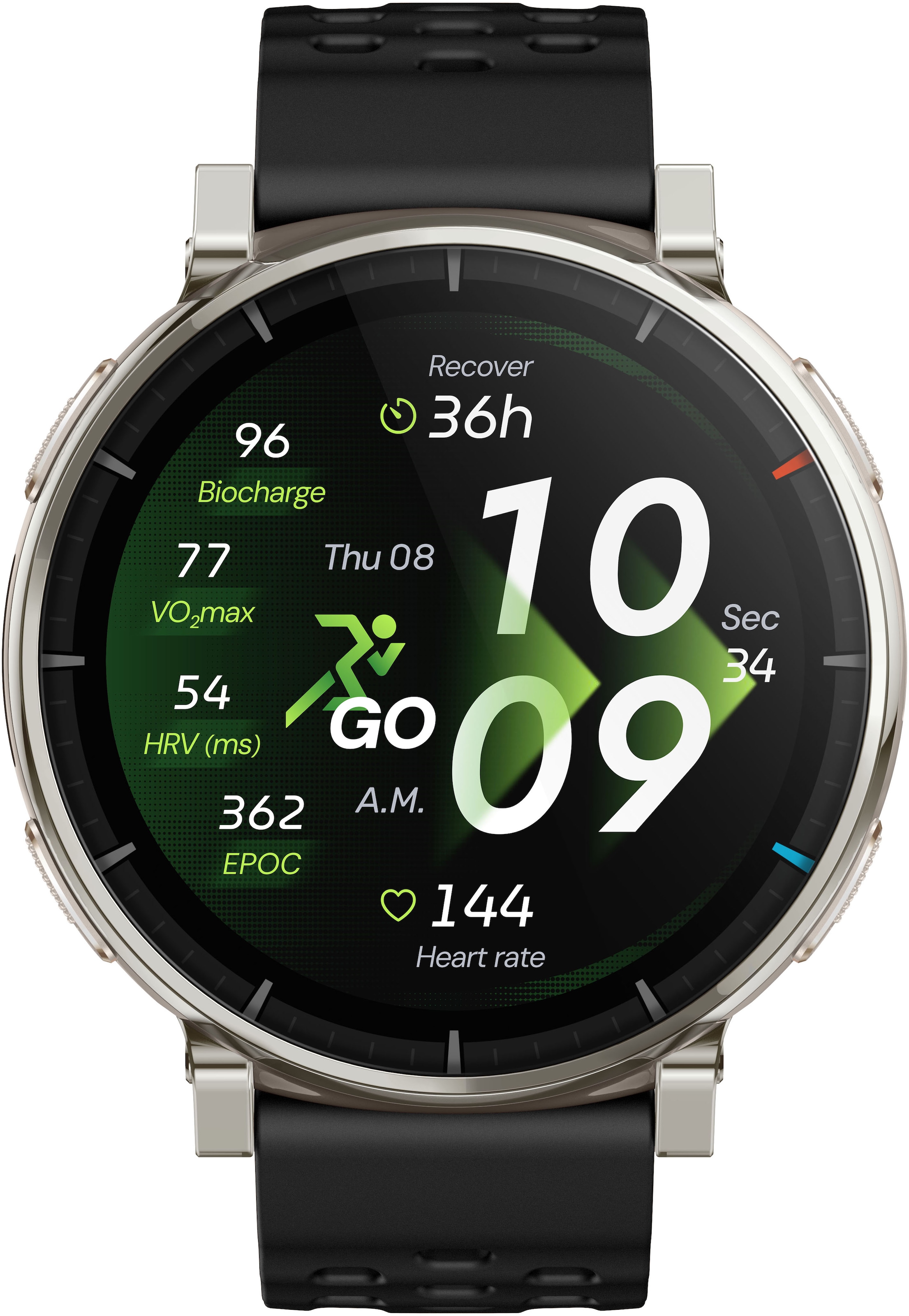 Amazfit Smartwatch »SET: Smart Scale Personenwaage + Active 3 Premium« Amazfit OS