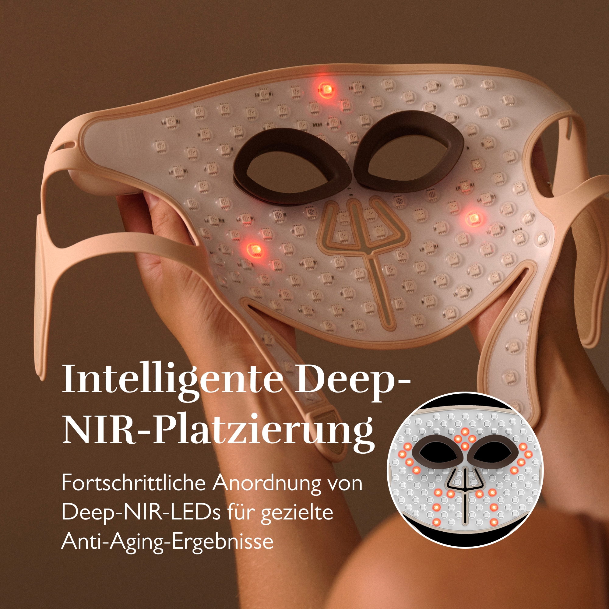 Silk'n Anti-Aging-Gerät »LED Face Mask Pro« Fortschrittliche kabellose LED-Maske mit 7 Lichtmodi