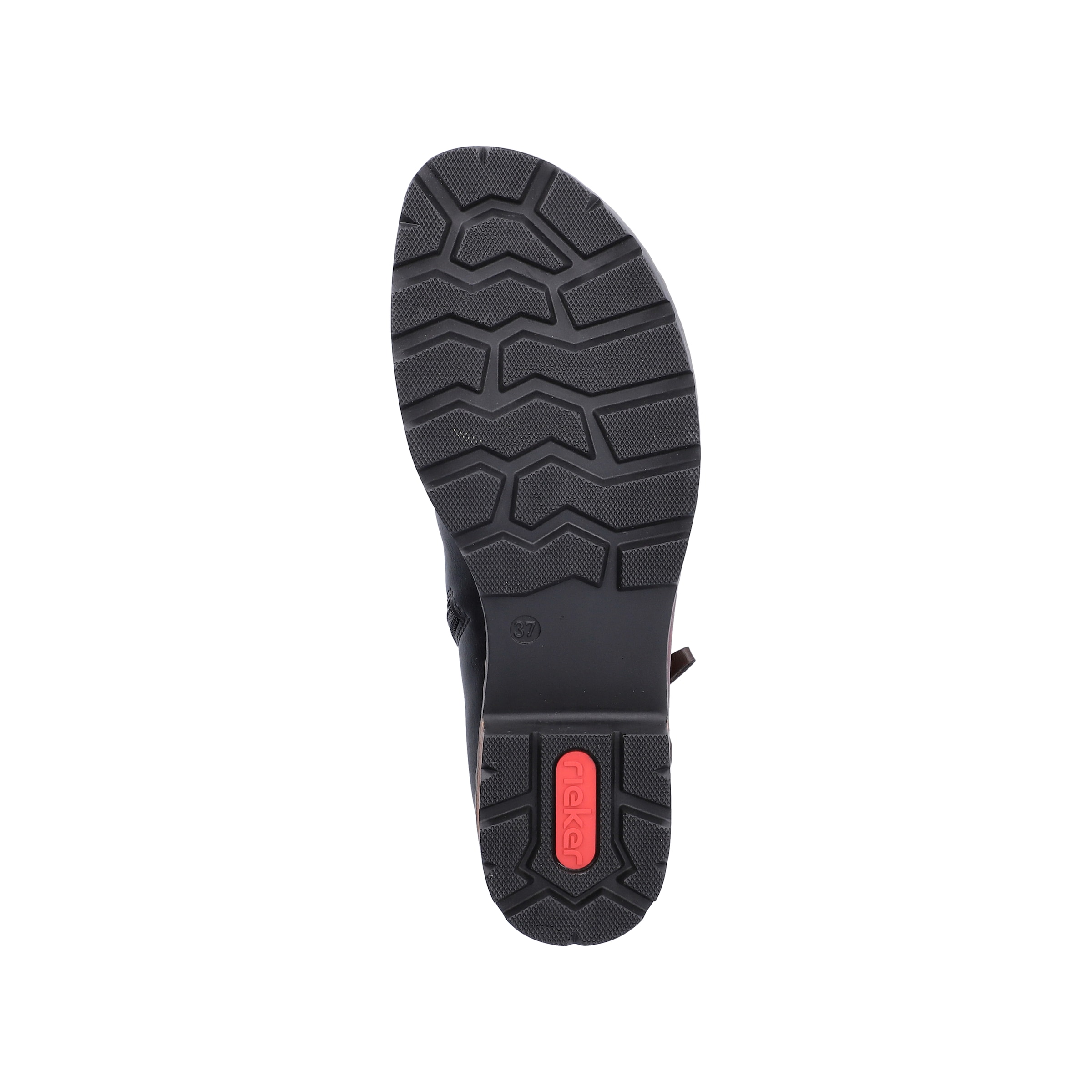 Rieker Winterboots  Stiefelette in aktueller Patchwork-Optik, Warmfutter