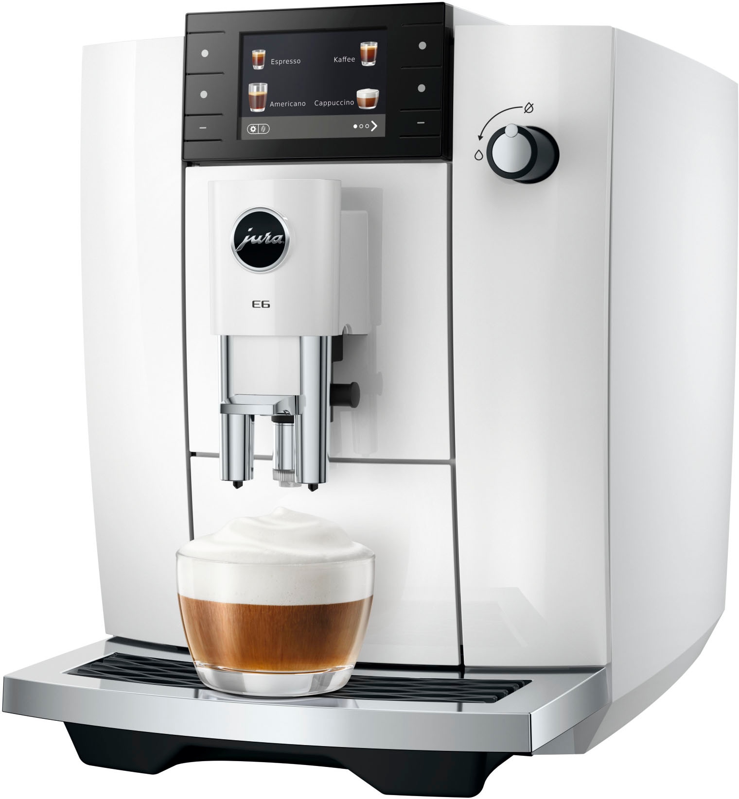 JURA Kaffeevollautomat »E6 Piano White (ED)«