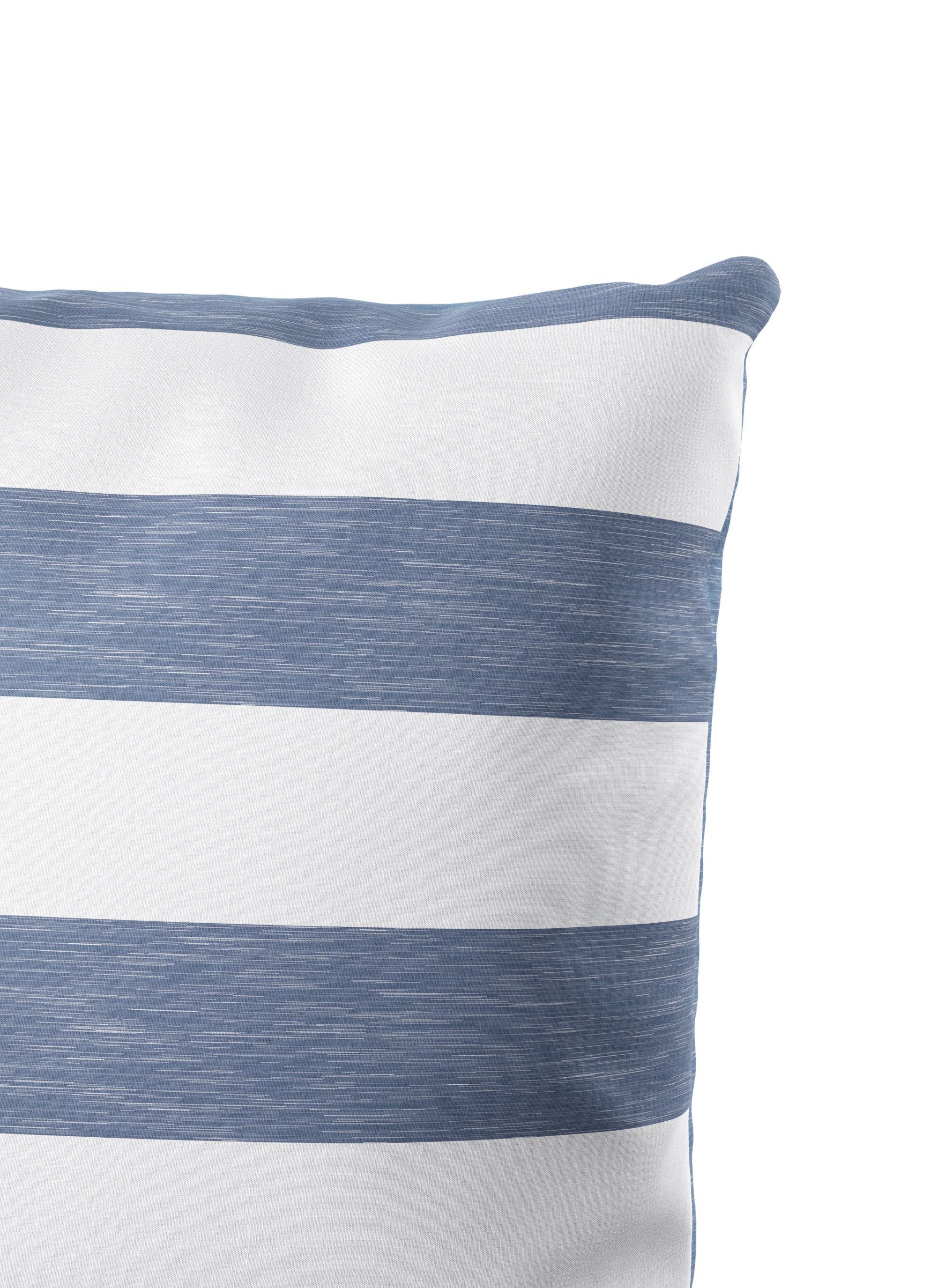 OTTO products Wendebettwäsche »Big Stripe«, 100% Bio-Baumwolle GOTS zertifiziert, Streifen-Design in Melange-Optik