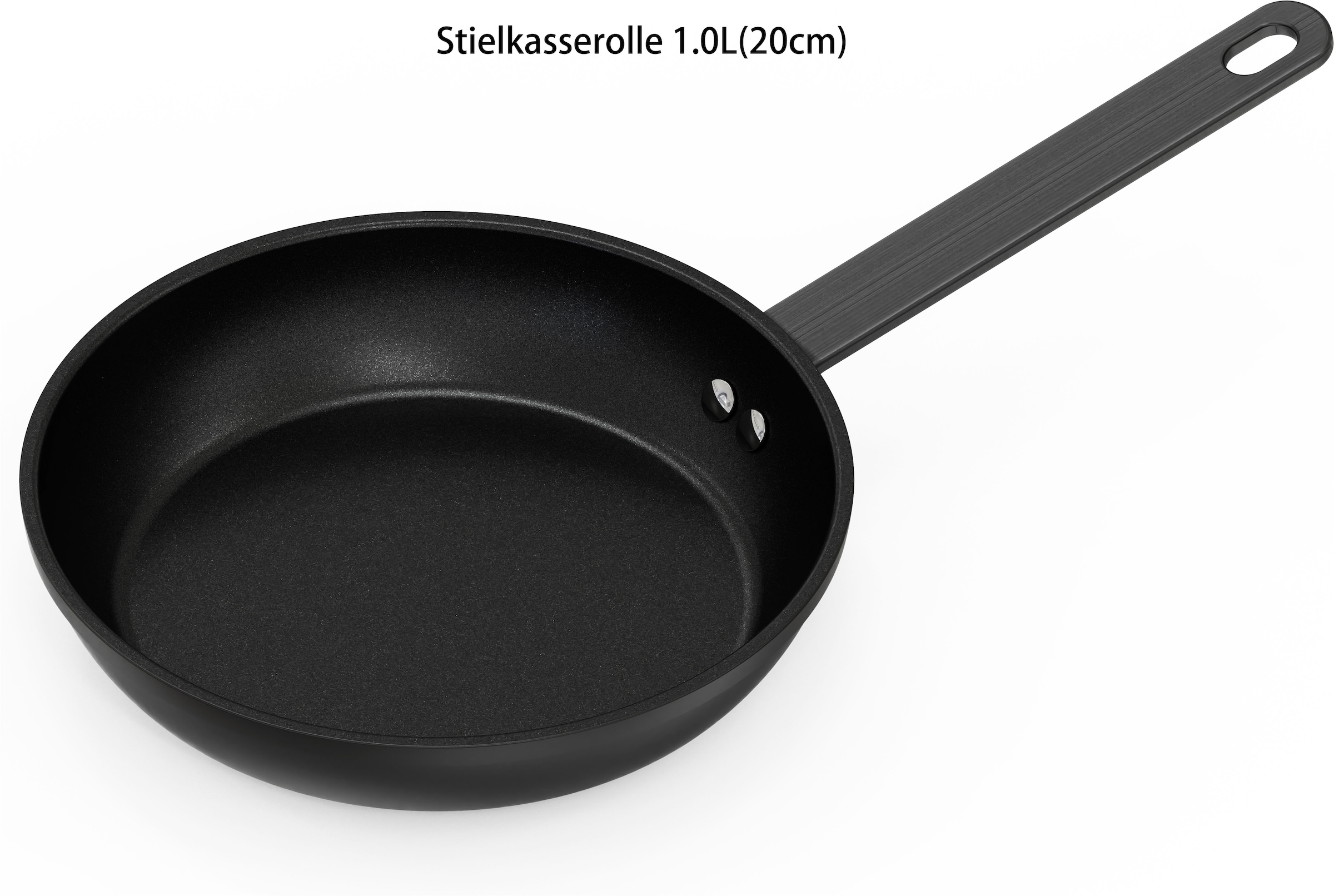 Hanseatic »ALU PRO« Aluminium 1 tlg. Profi Pfanne mit Antihaftbeschichtung, für alle Herdarten, Induktion