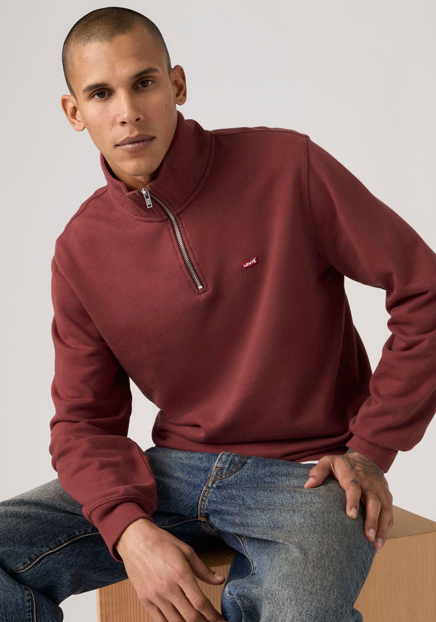 Levi's® Sweatshirt »ORIGINAL HM 1/4 ZIP«, mit Troyer-Kragen und Logo-Stickerei
