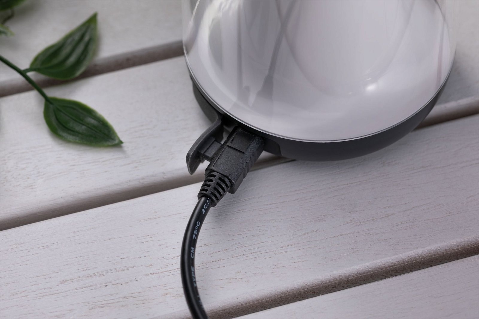 Paulmann LED Außen-Tischleuchte »Akkuleuchte Cupulino IP44 3000K Transparent, Anthrazit«, 1 flammig, dimmbar