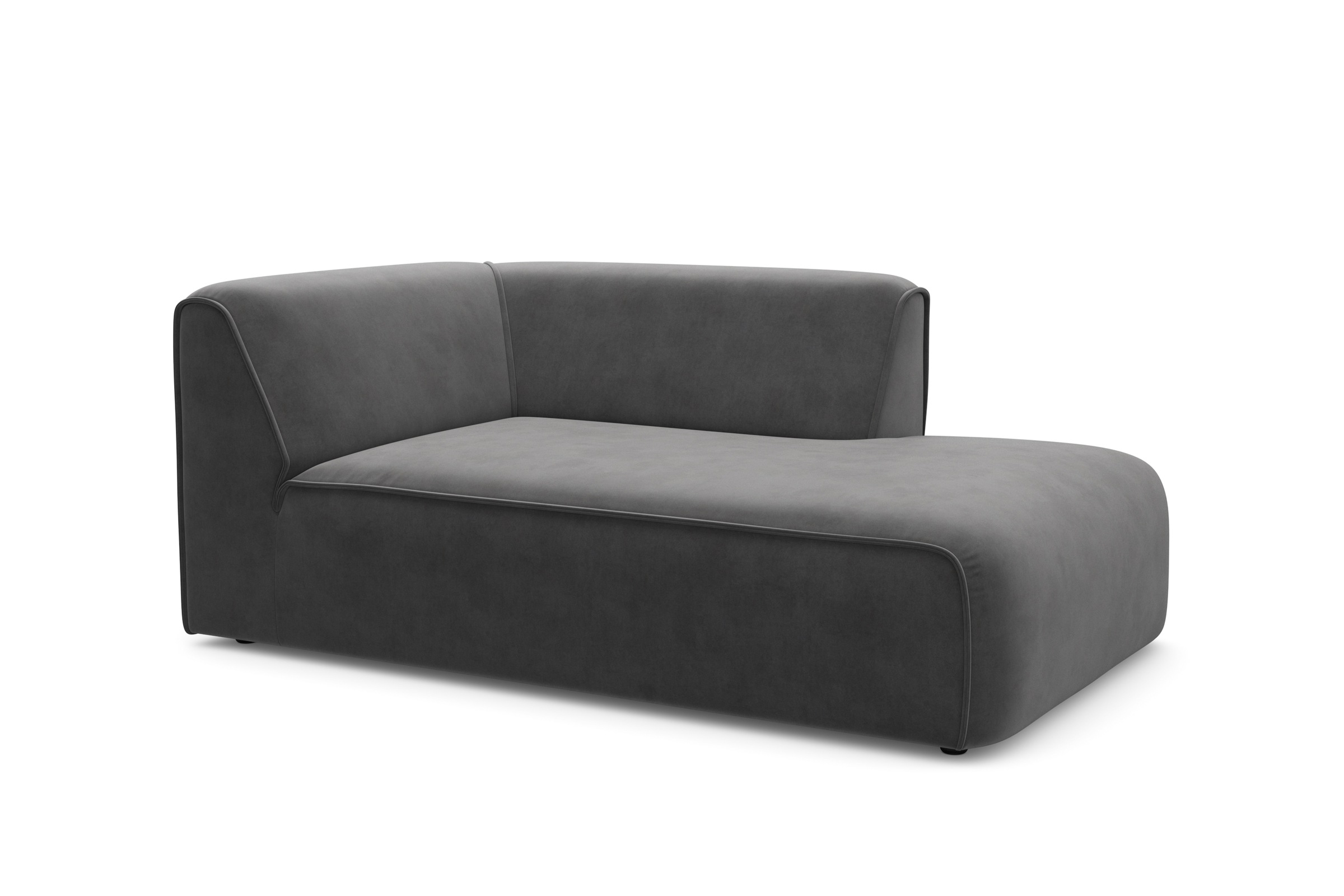 RAUM.ID Ottomane »Merid Chaiselongue, Maße B/T/H: 100/162/70 cm«, als Modul oder separat verwendbar, für individuelle Zusammenstellung