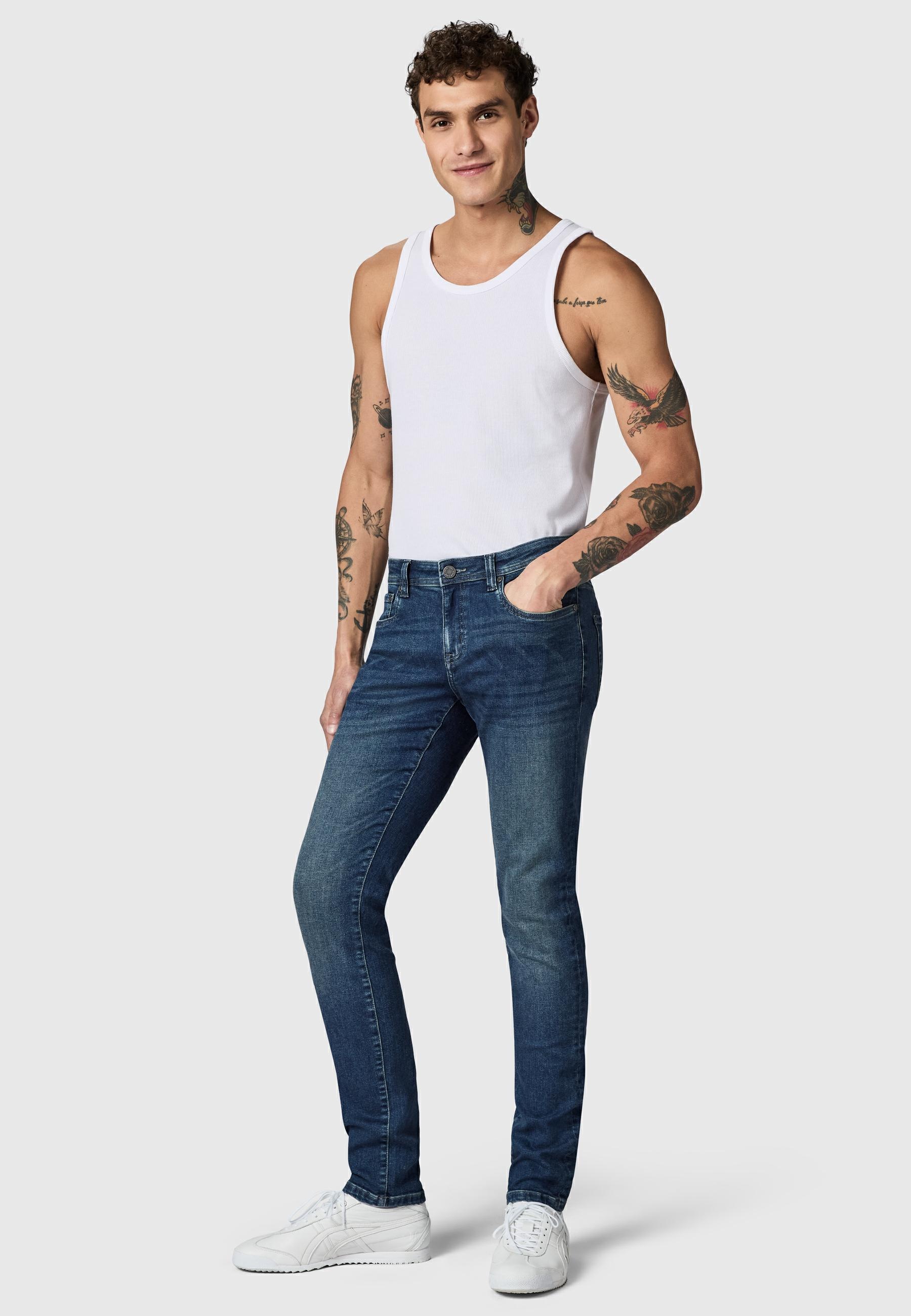 PEAK TIME Slim-fit-Jeans »Slim-fit-Jeans Mailand« Herren Jeans mit super hohem Stretch-Anteil