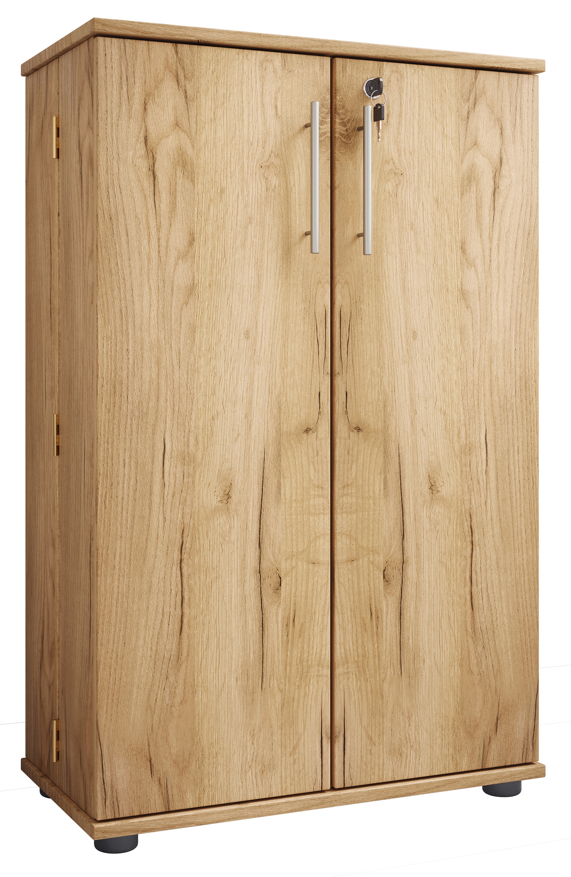 VCM Media-Regal »Holz Schrank CD DVD Regal abschließbar Engalo XL«