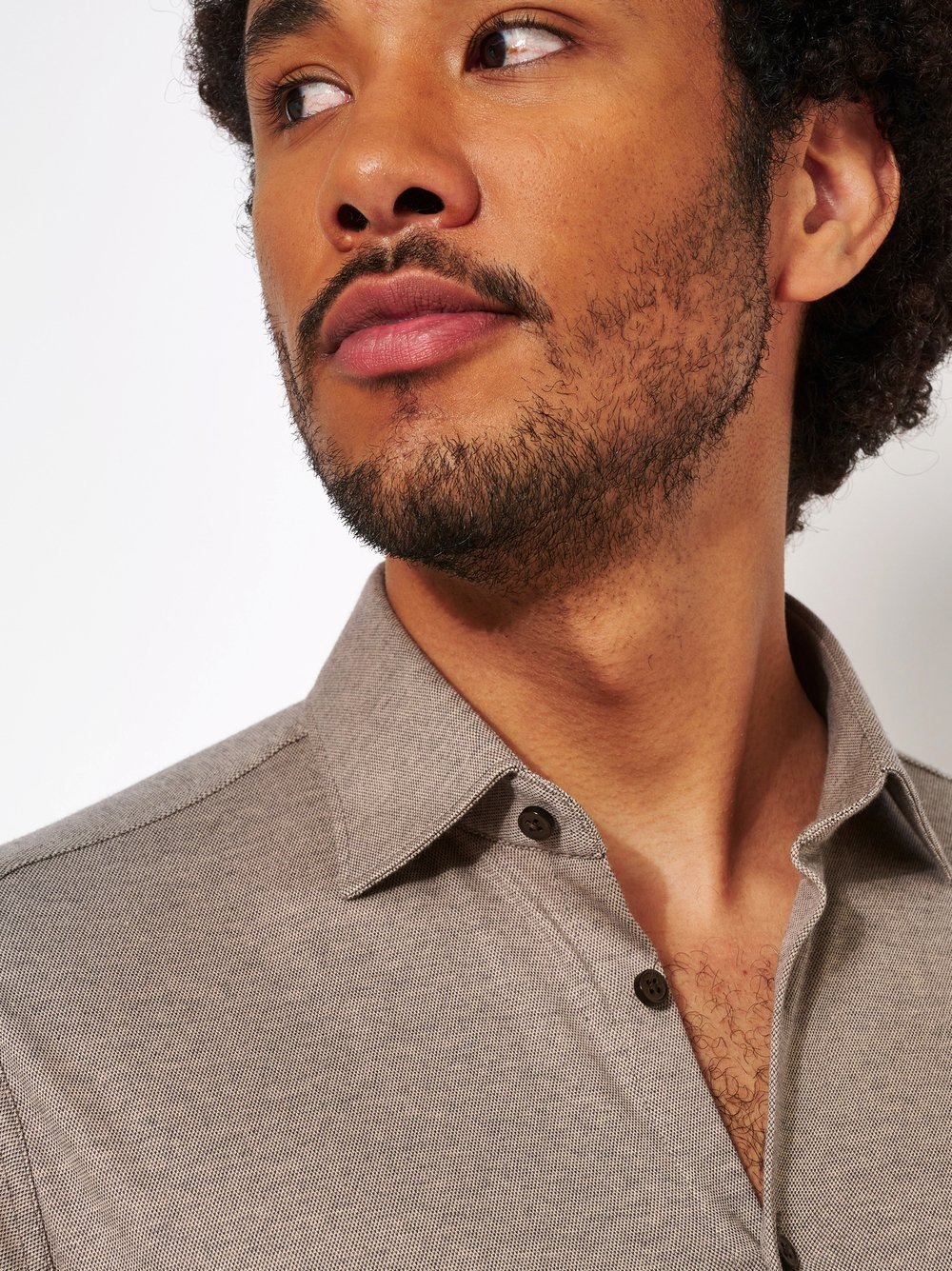 DESOTO Langarmhemd »Casual Kent 1/1« Mit Rundhalsausschnitt