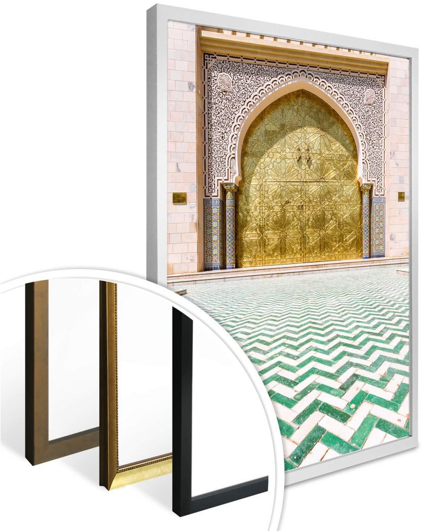 Wall-Art Poster »Alawi Moschee Oman«, Gebäude, (1 St.), Poster, Wandbild,  Bild, Wandposter auf Rechnung bestellen