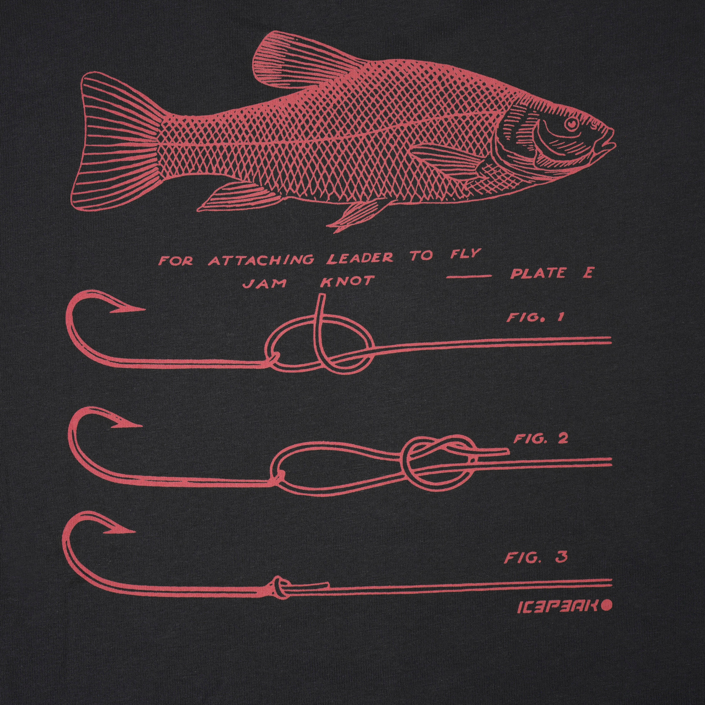 Icepeak T-Shirt »MOSBACH« mit Print, aus Baumwolle, klassischer T-Shirt-Schnitt