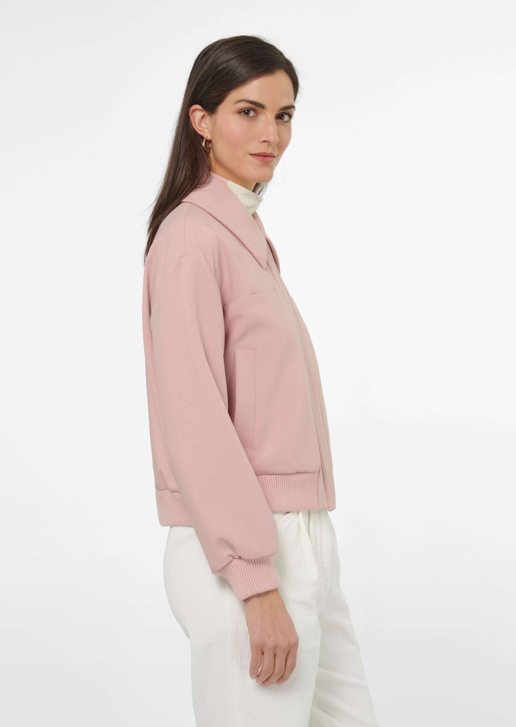 MADELEINE Blouson »Jacke Kurz-Blouson mit Reißverschluss und Strickbündchen.«