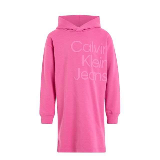 Calvin Klein Jeans Sweatkleid »PUFF HERO LOGO LS HOODIE DRESS«, mit  Logoschriftzug online bei UNIVERSAL