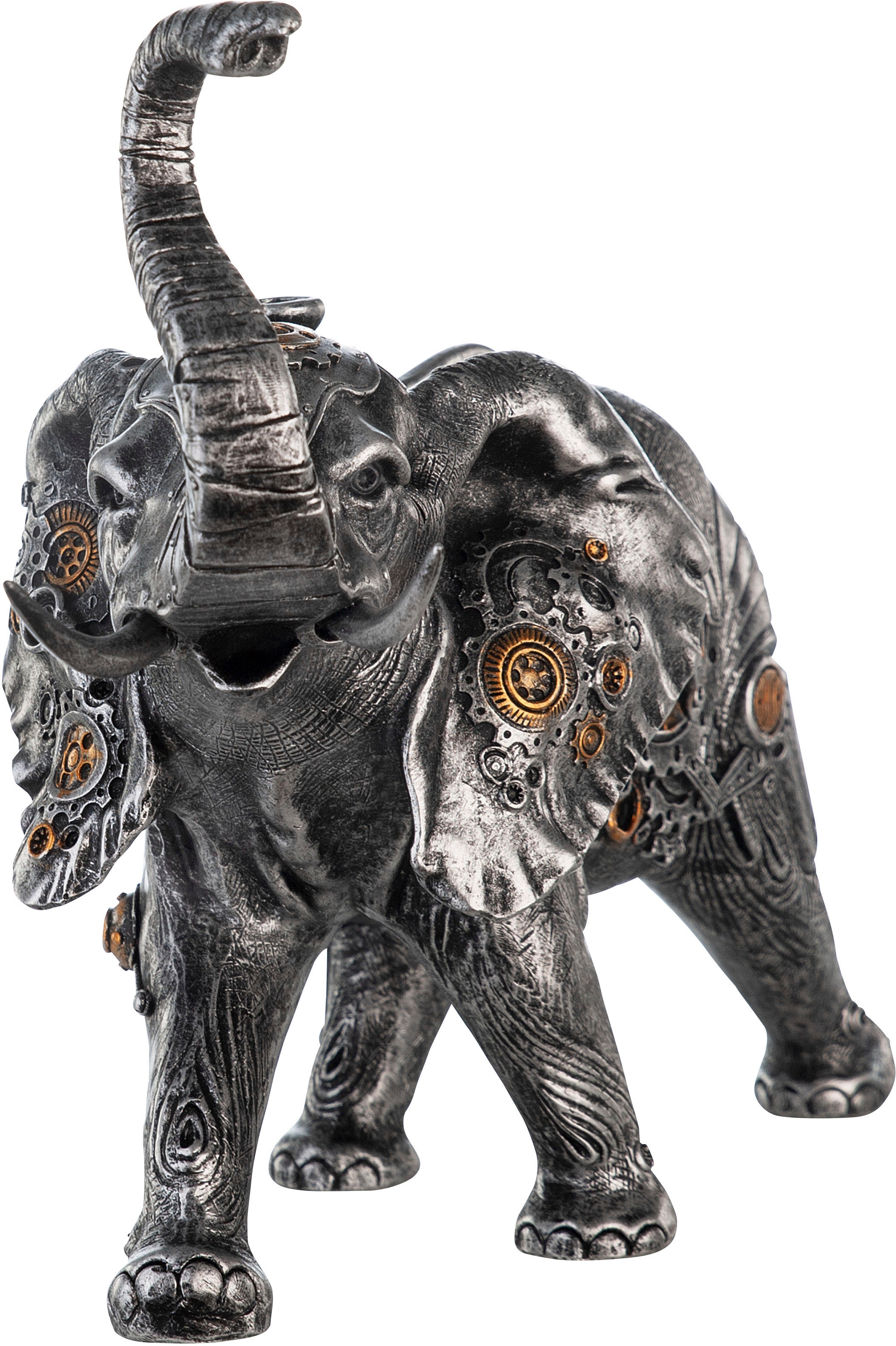Tierfigur Elementen Raten kupferfarbenen by kaufen auf Gilde Casablanca »Skulptur mit Steampunk Elephant«,