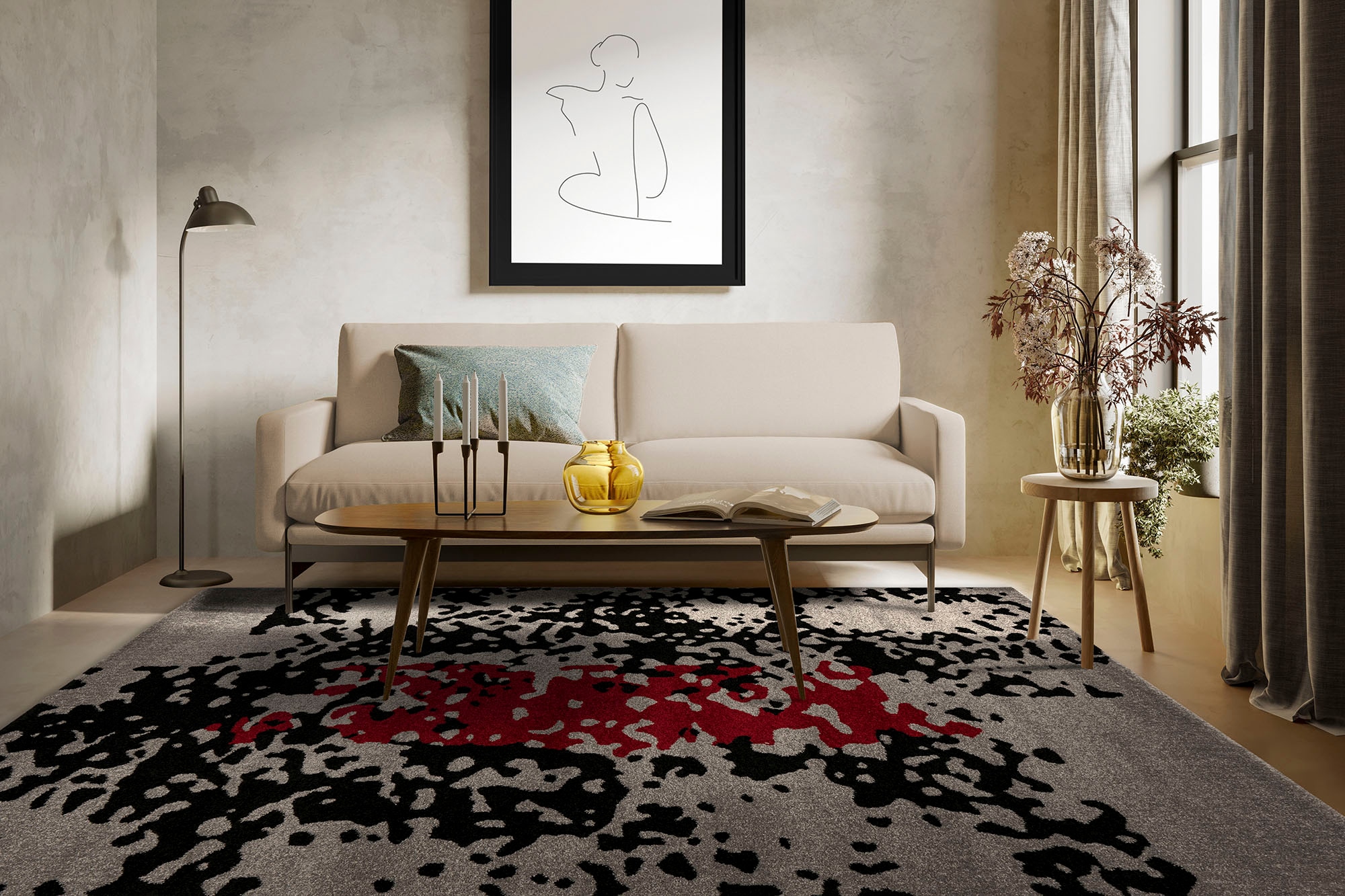 Arte Espina Teppich »Naila 300« rechteckig 11 mm Höhe