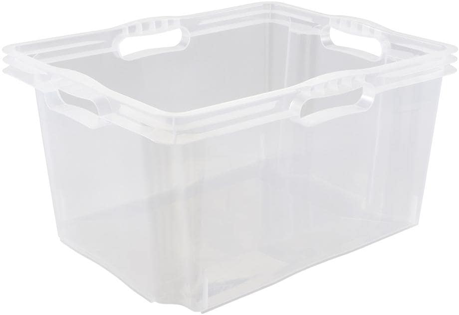 keeeper Organizer »franz«, (Set, 3 St.), Aufbewahrungsboxen xl, 24 Liter, hochwertiger Kunststoff