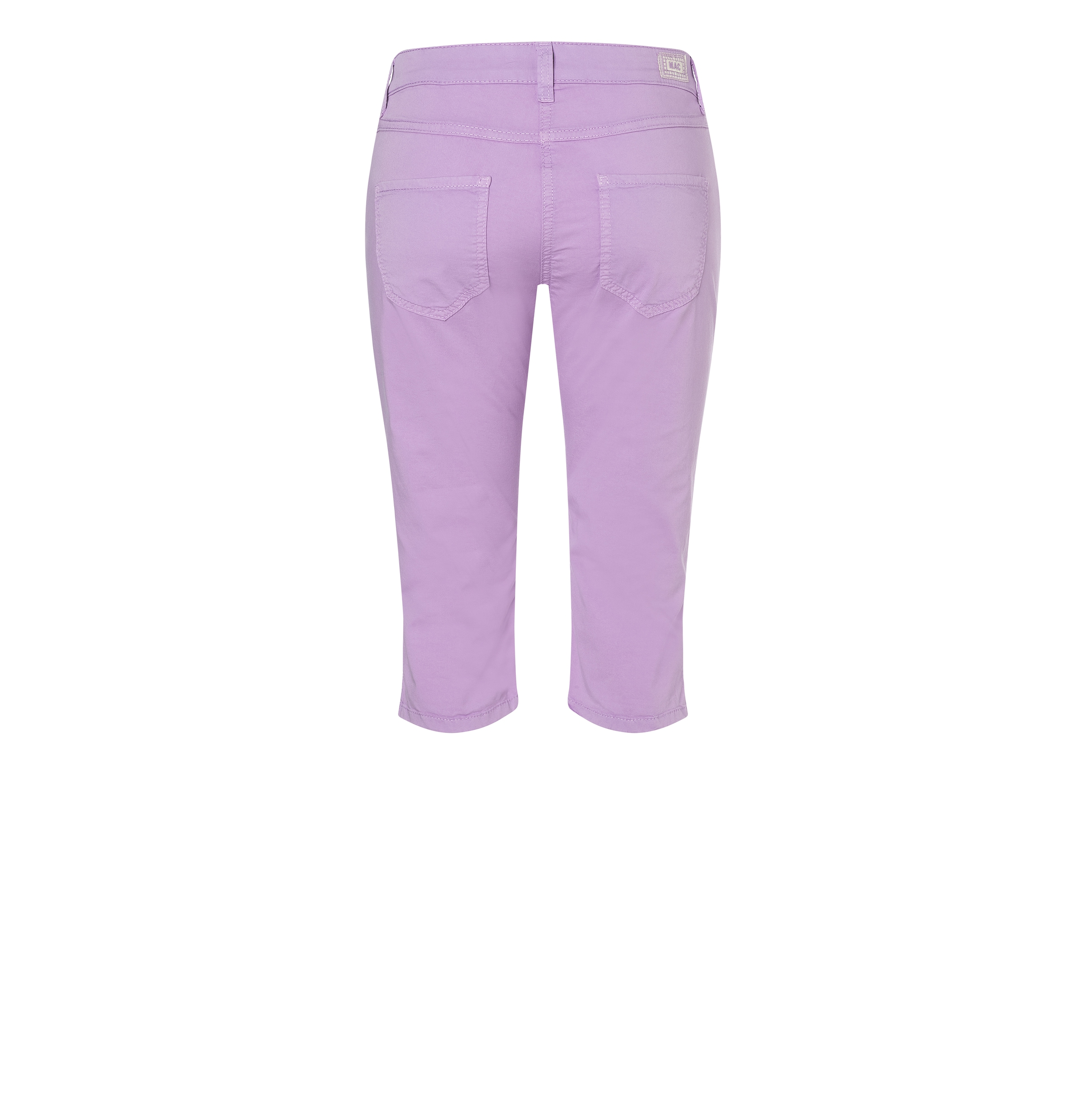 MAC Caprihose »Capri-Summer-Clean«, Sommerhose Kniebedeckend mit kleinem Schlitz am Saum