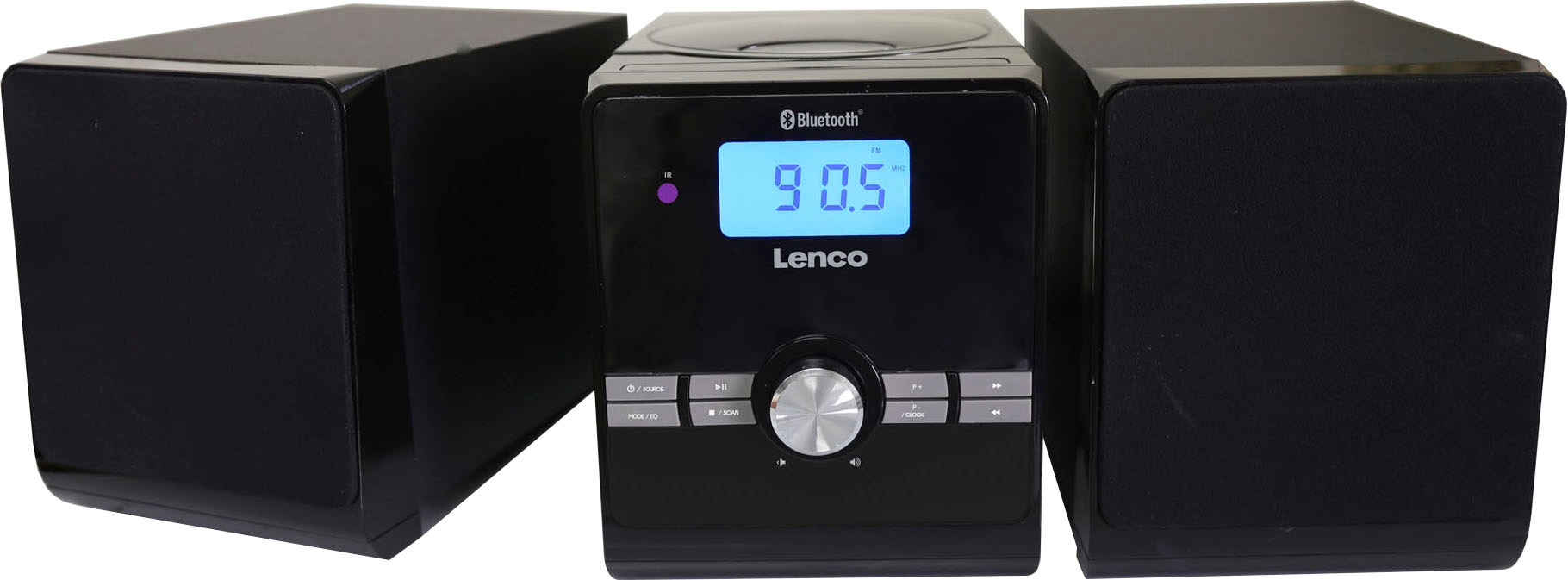 Lenco CD-Radiorecorder »MC-030BK«, (FM-Tuner)