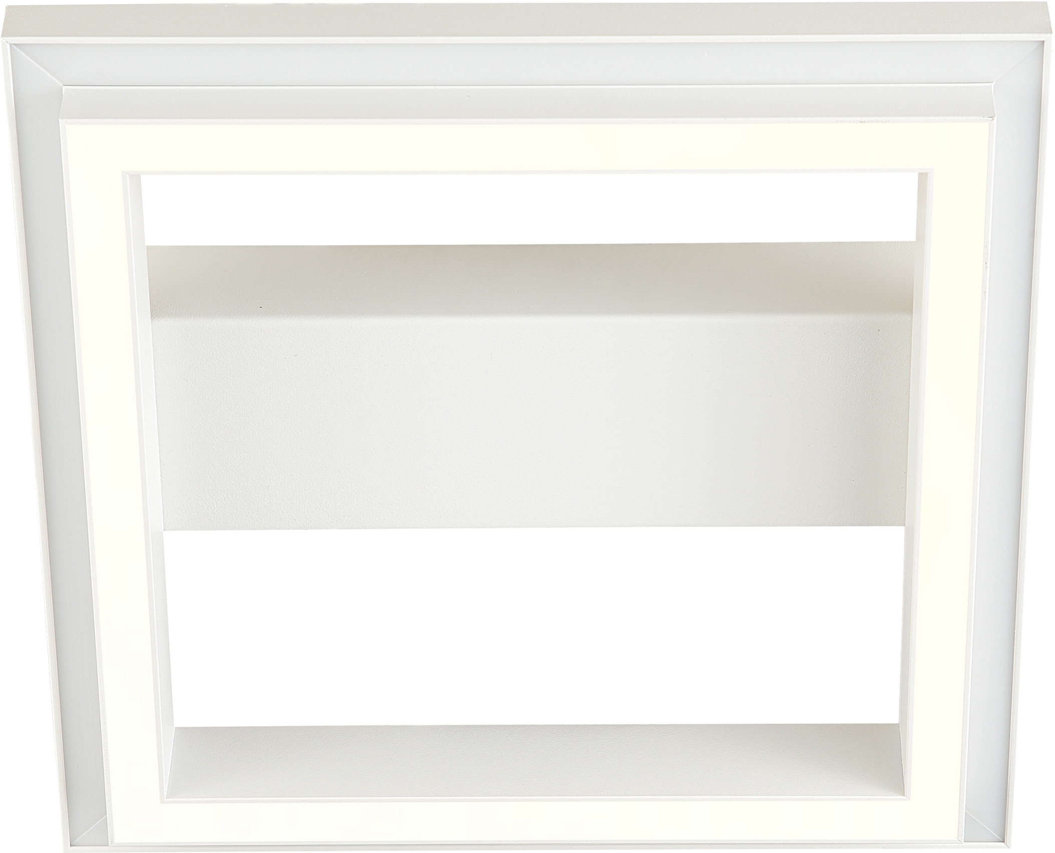 Brilliant LED Deckenleuchte »Pallas«, 1 flammig, Leuchtmittel LED-Modul | LED fest integriert, 30 x 30 cm, dimmbar, CCT, RGB, 1800 Lumen, Metall/Kunststoff, weiß