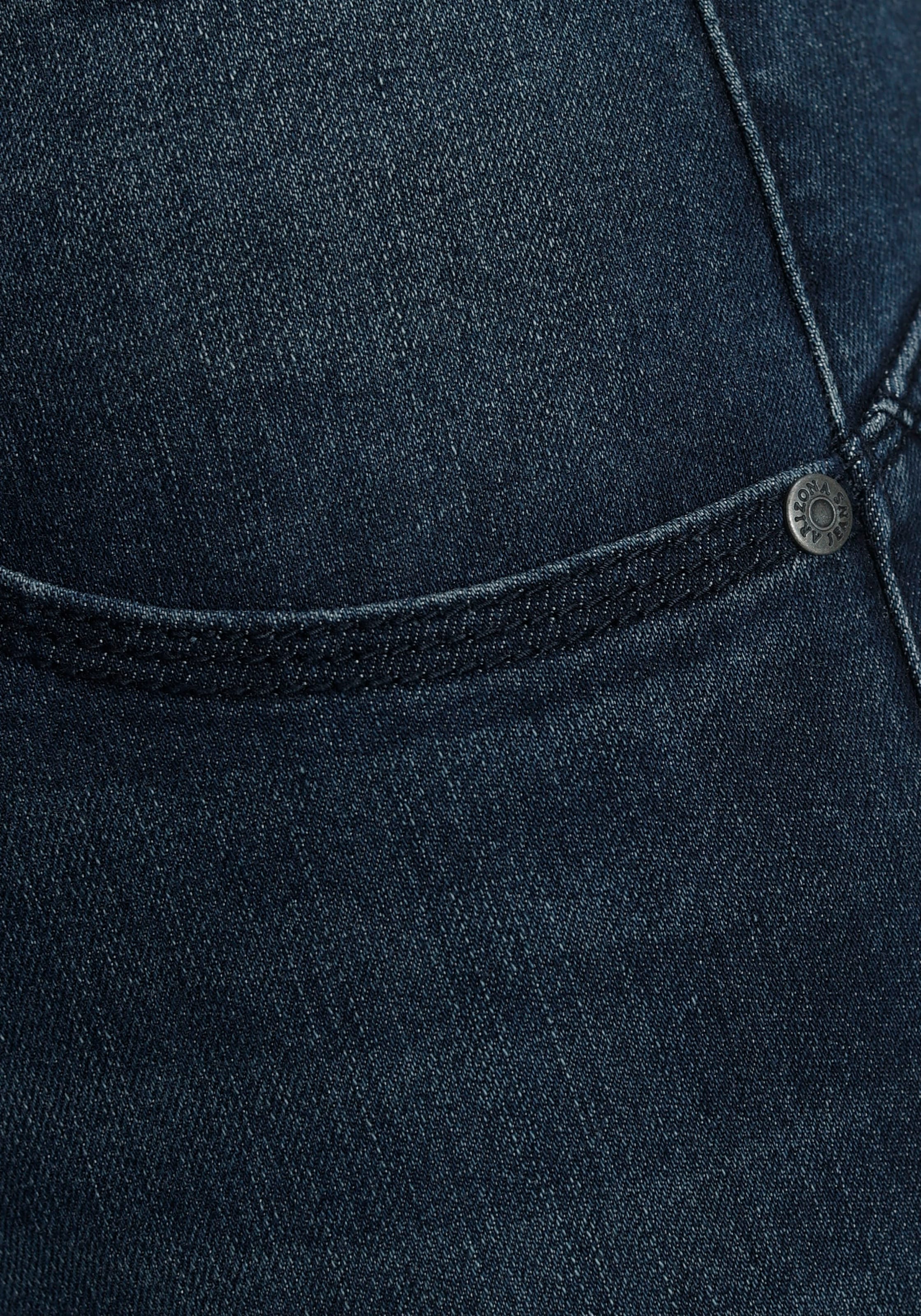 Arizona Skinny-fit-Jeans »Shaping«, skinny Passform, normale Leibhöhe, in Stretch-Qualität, Used-Look