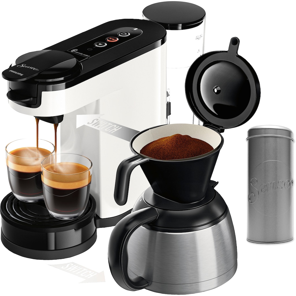 Philips Senseo Kaffeepadmaschine »Switch HD6592/04«, 1 l Kaffeekanne