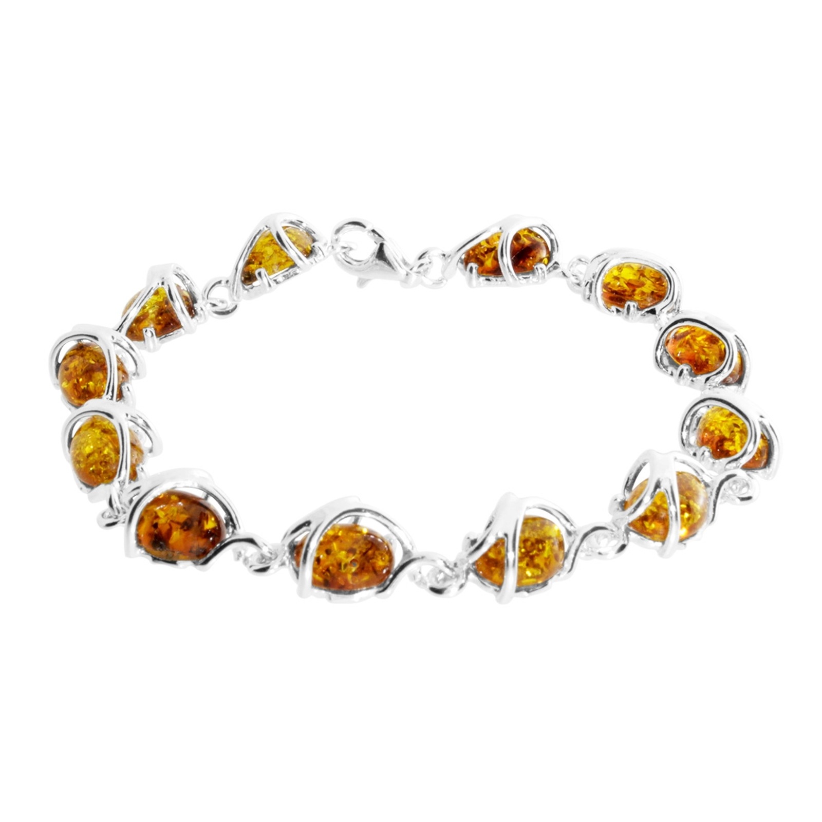 OSTSEE-SCHMUCK Armband »- Alva - Silber 925/000 - Bernstein«